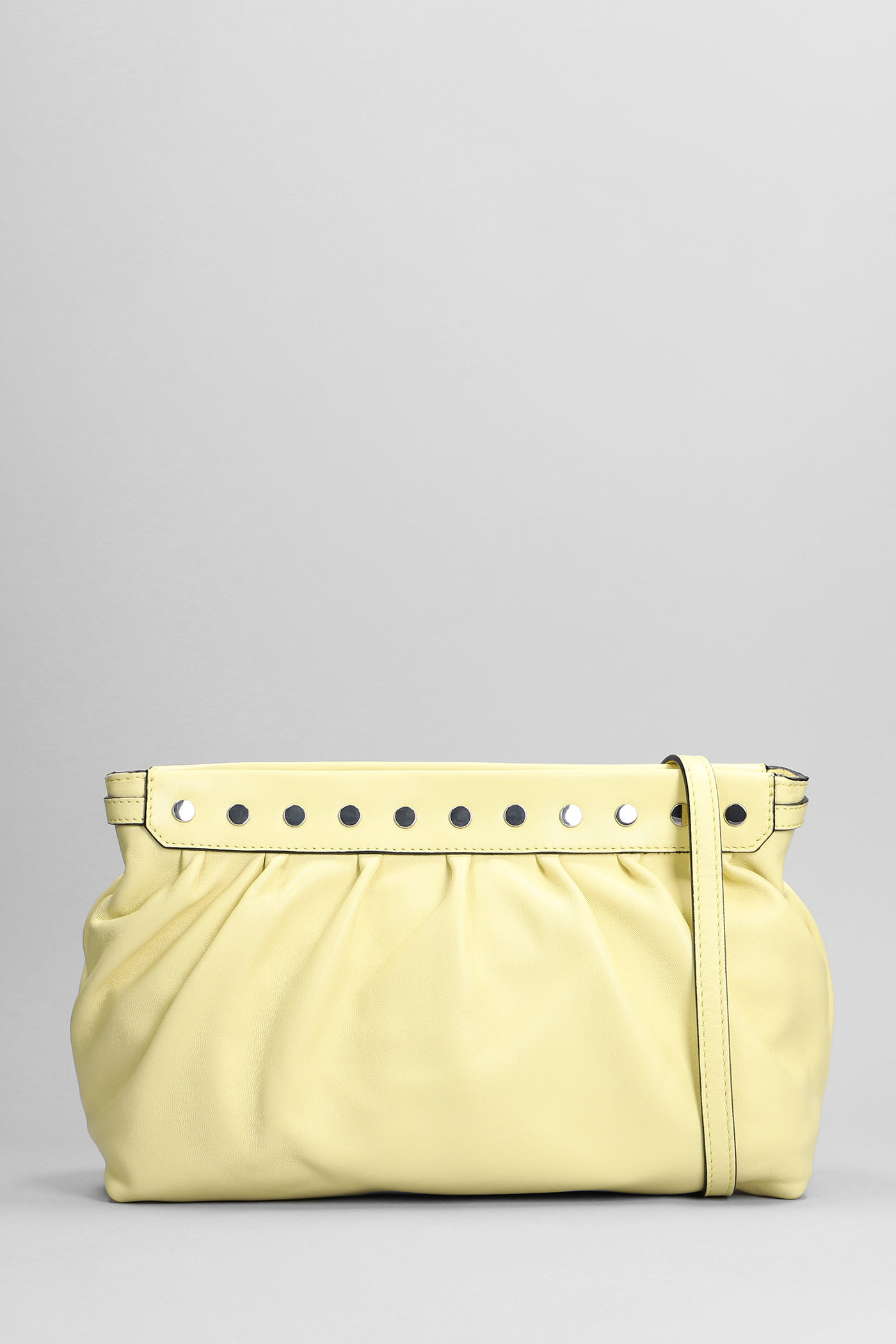Isabel Marant Luz Hand Bag In Yellow Leather