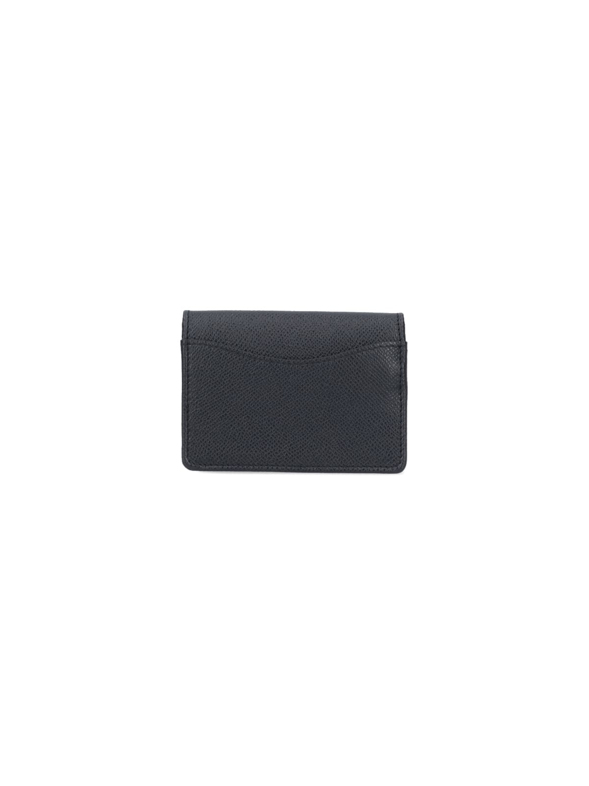 Shop Ferragamo Business Card Holder In Black