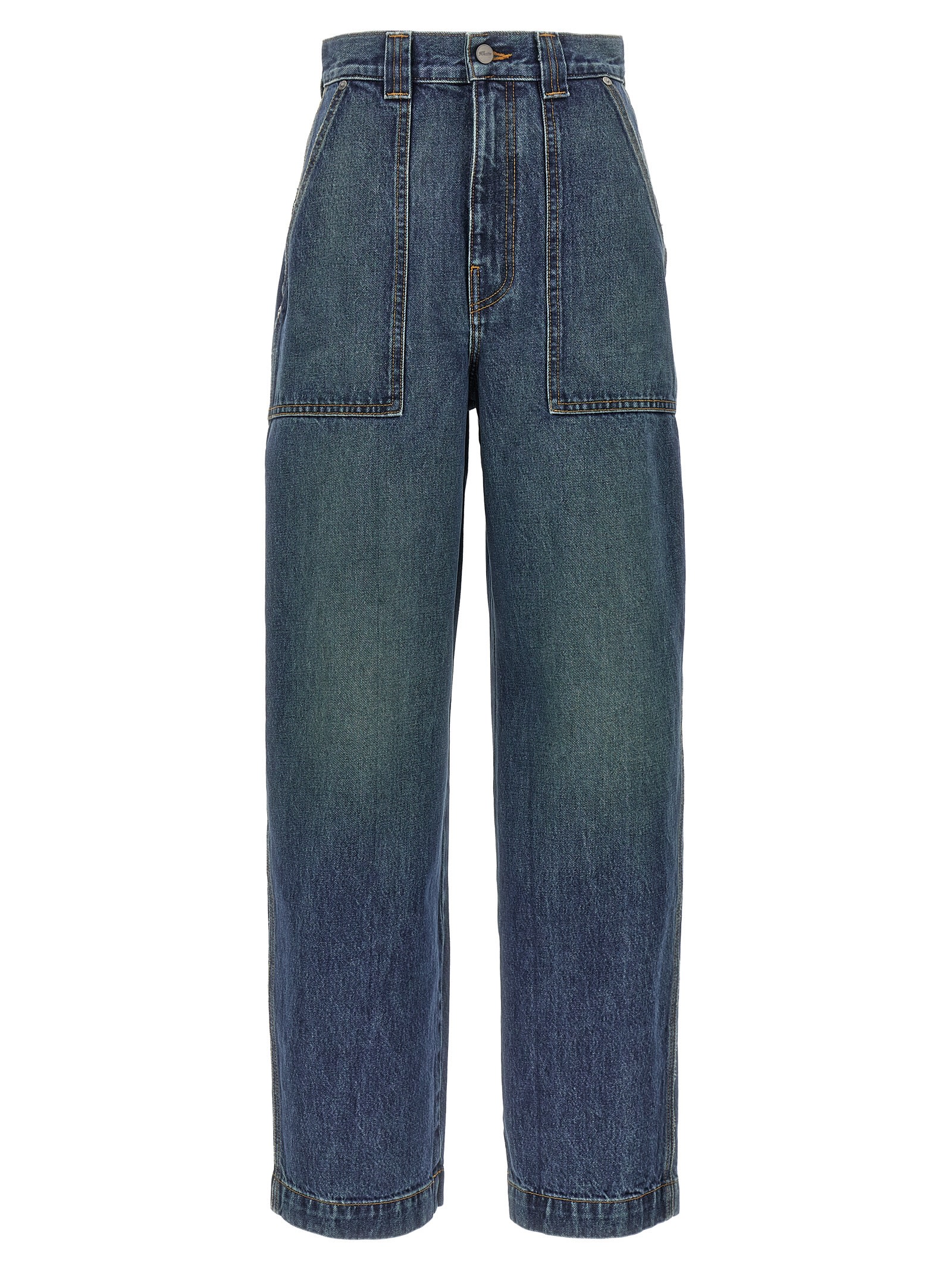 Shop Khaite Hewitt Jeans In Blue