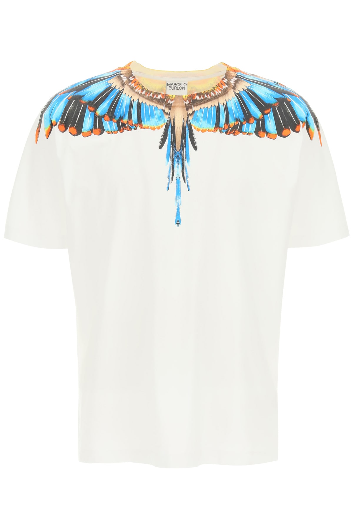 MARCELO BURLON COUNTY OF MILAN GRIZZLY WINGS PRINT T-SHIRT,CMAA018S21JER002 0140