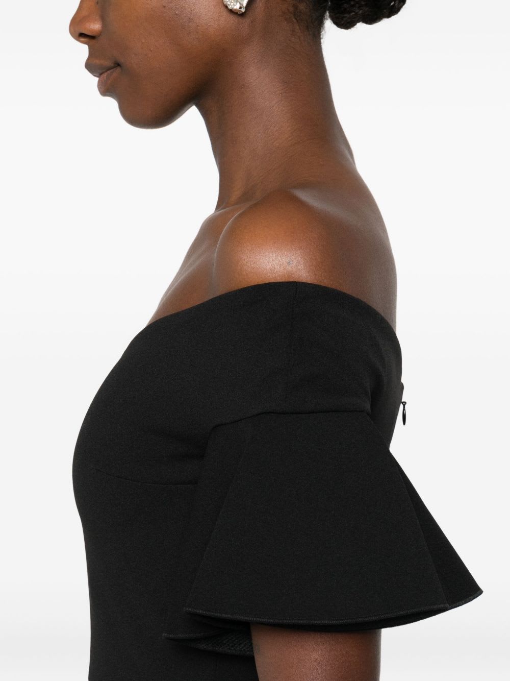 Solace London Cielo Maxi Dress In Black