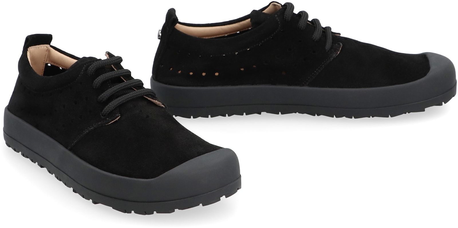 Volta Gumsole Naked Low-top Sneakers In Black