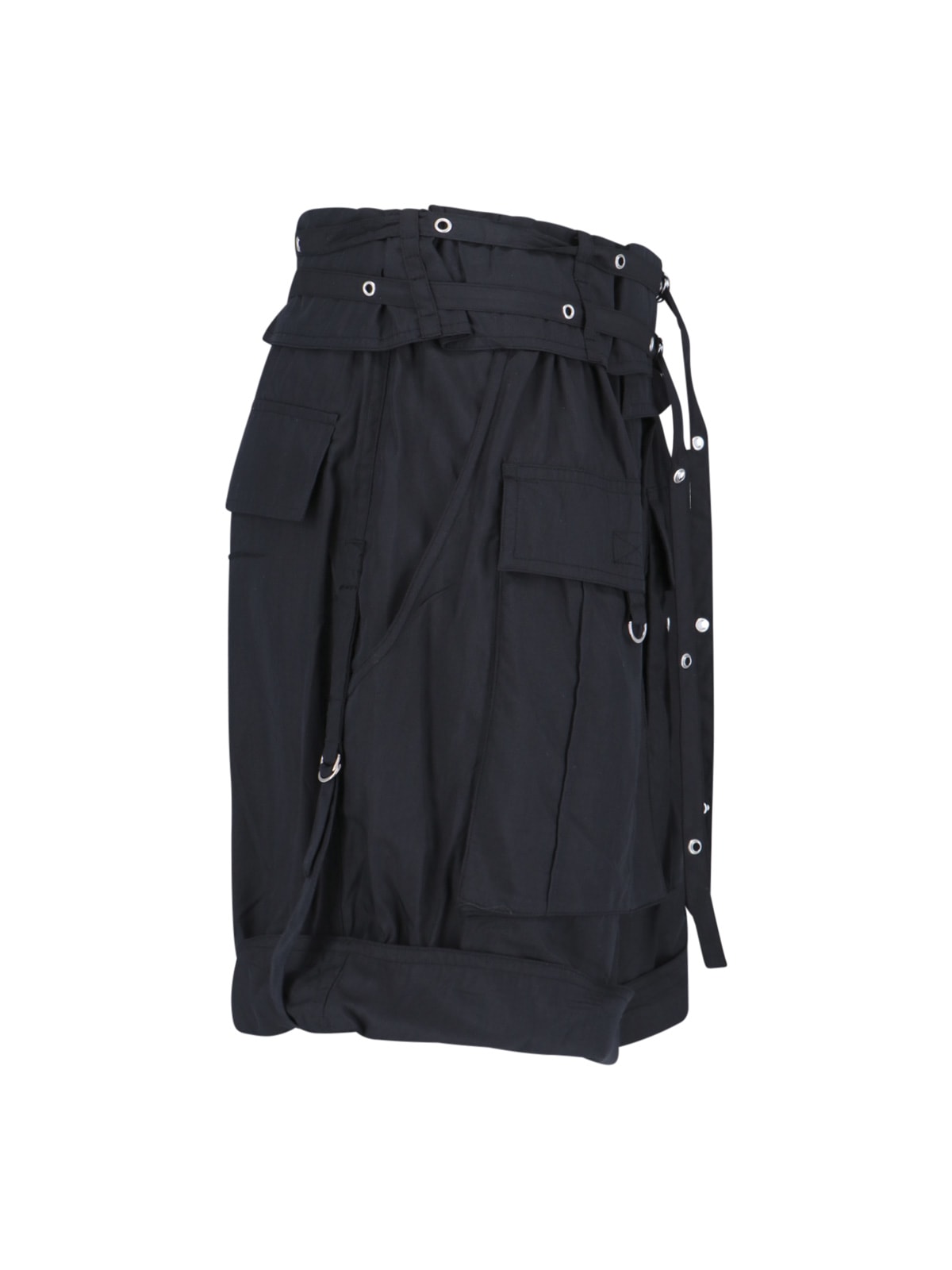 Shop Isabel Marant Heidi Cargo Shorts In Black