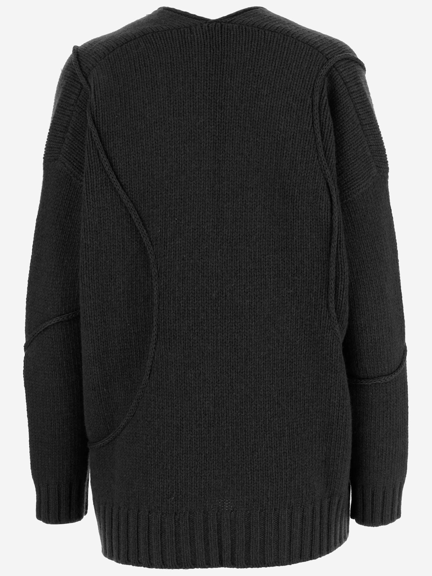 Bruno Manetti Wool Blend Jacket In Black