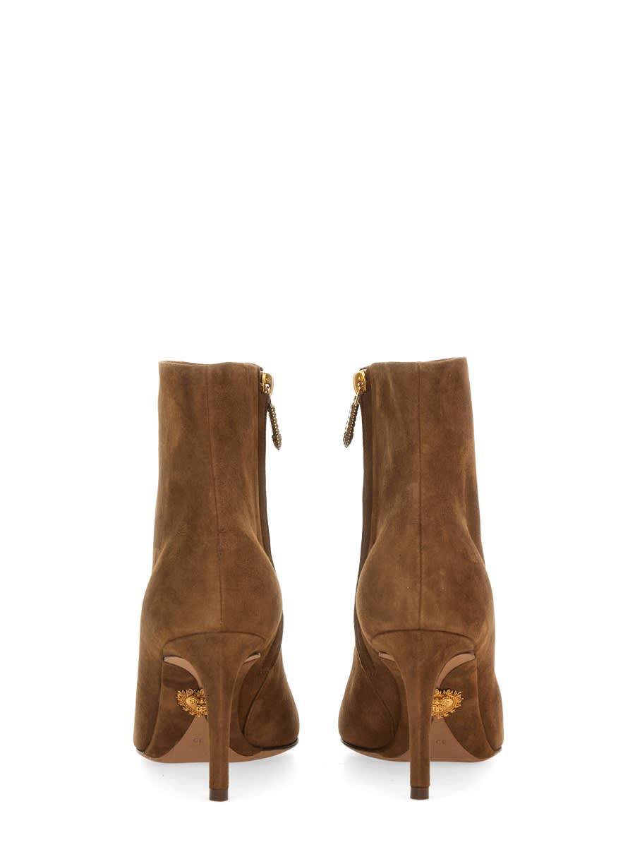 Dolce & Gabbana Boot Devotion In Brown