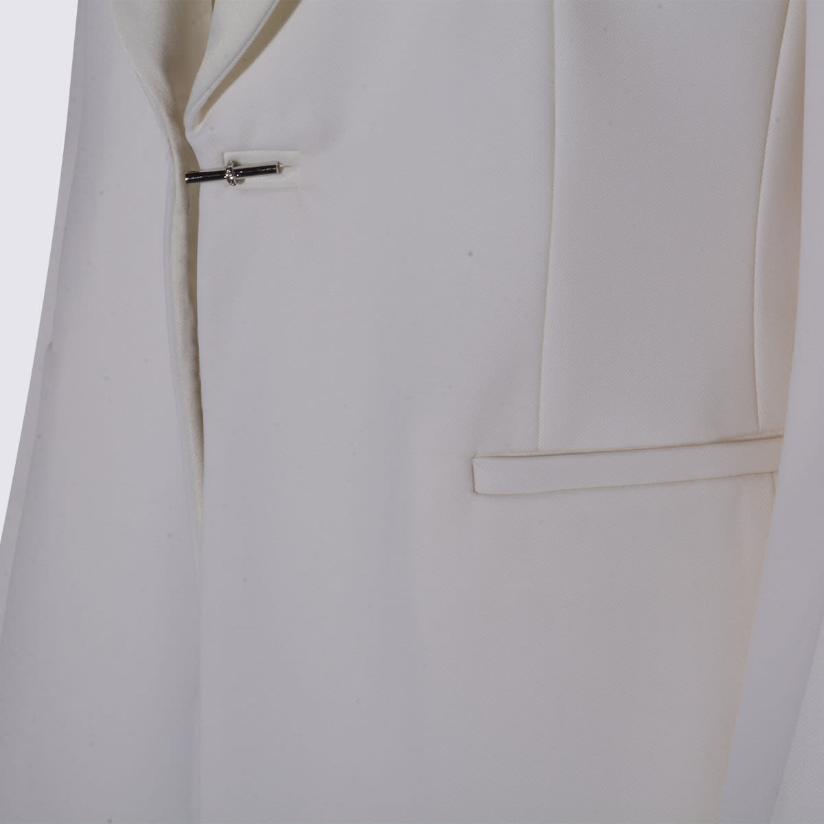 Max Mara White Giselle Blazer In White