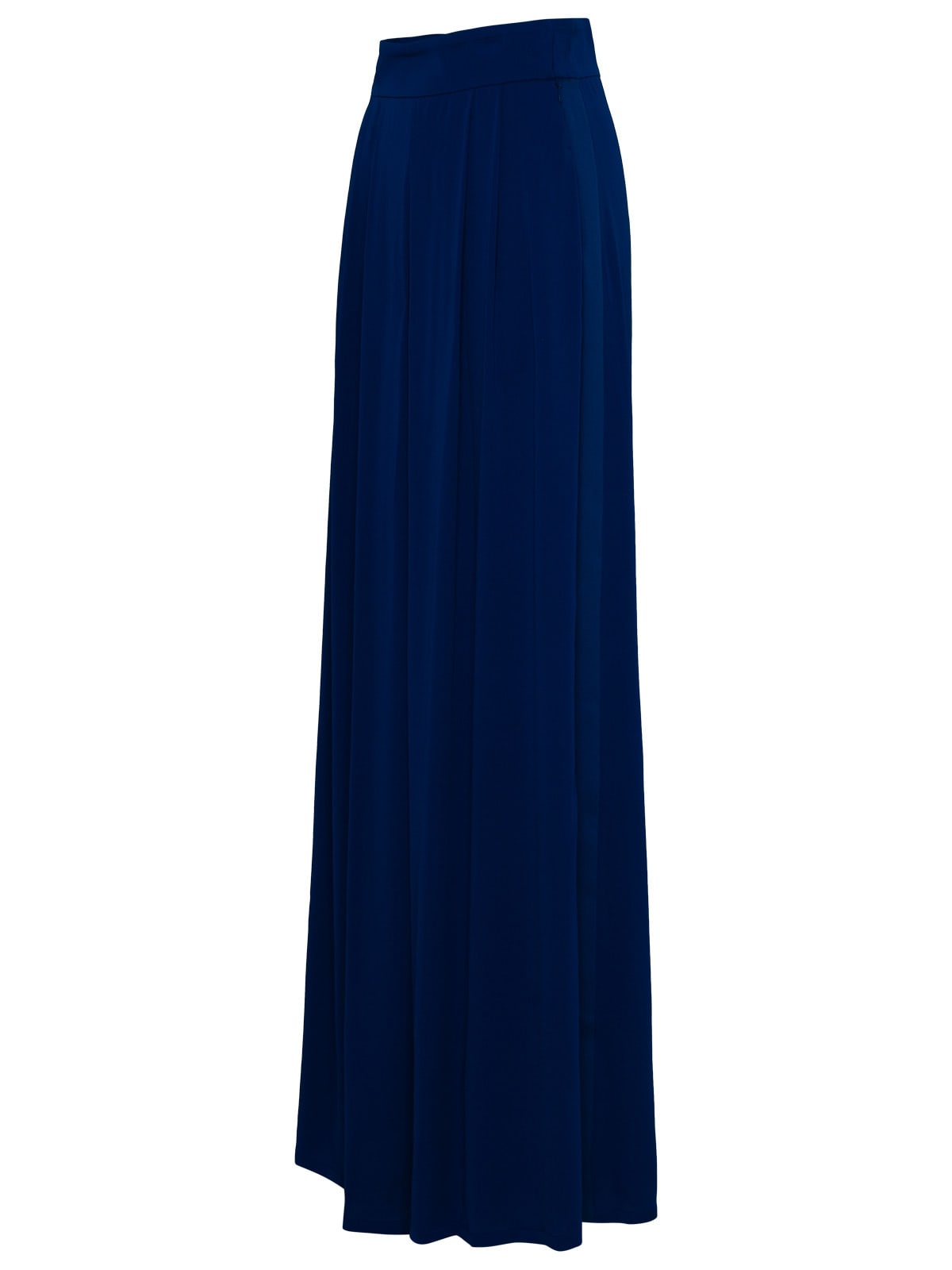 Shop Max Mara Bluette Silk Cimone Pants