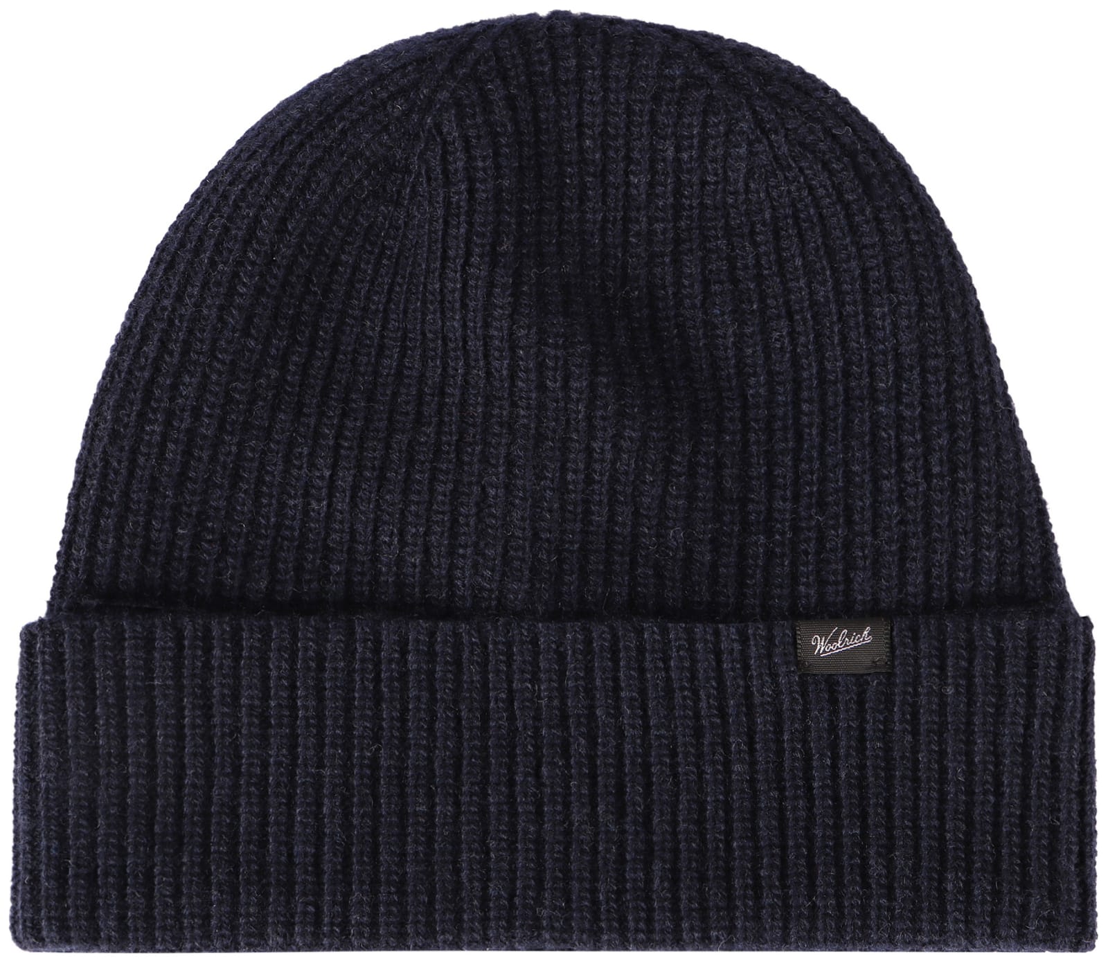 Woolrich Ribbed Knit Beanie In Blue