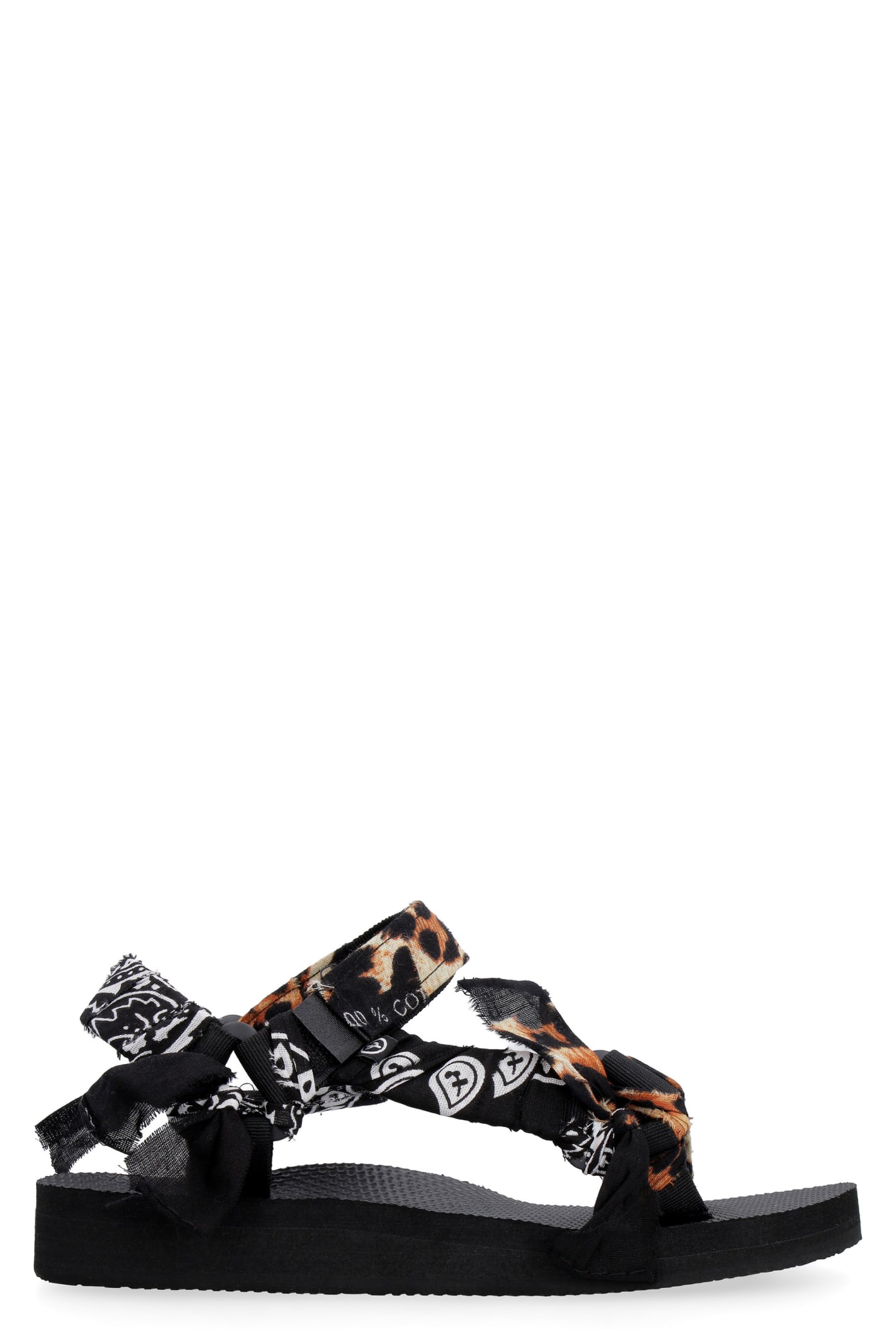 Arizona Love Trekky Leopard Print-bandana Sandals