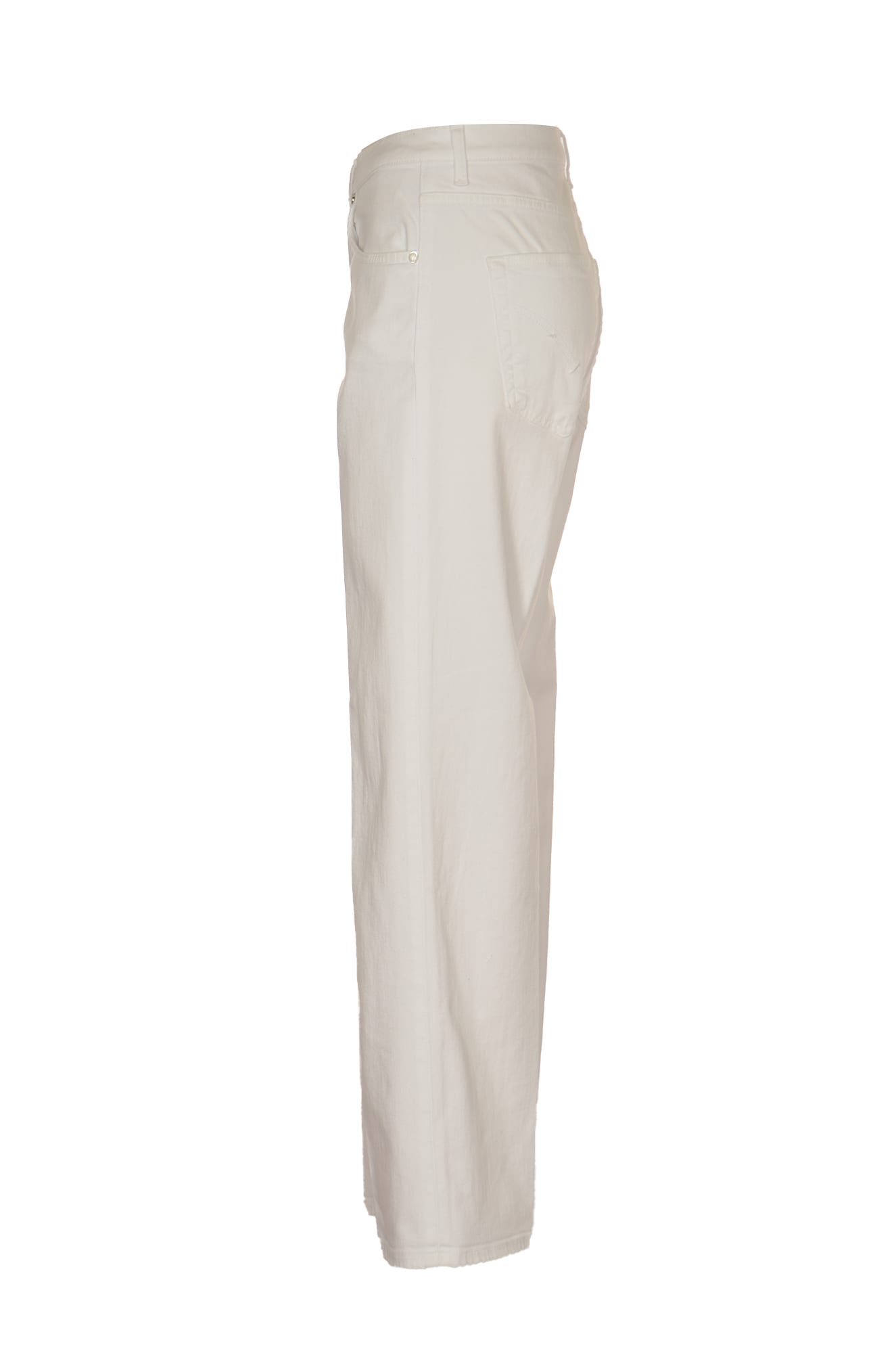 Dondup White Flared Jeans