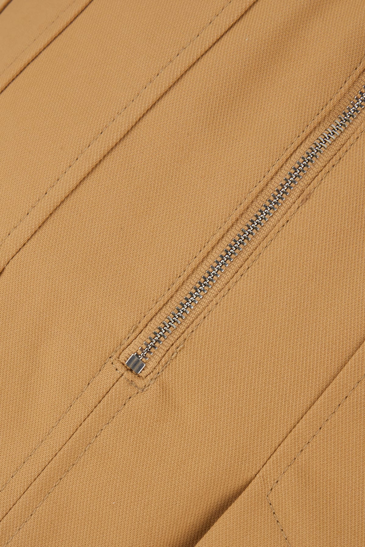 Shop Dion Lee Beige Stretch Cotton Mini Skirt In Dune