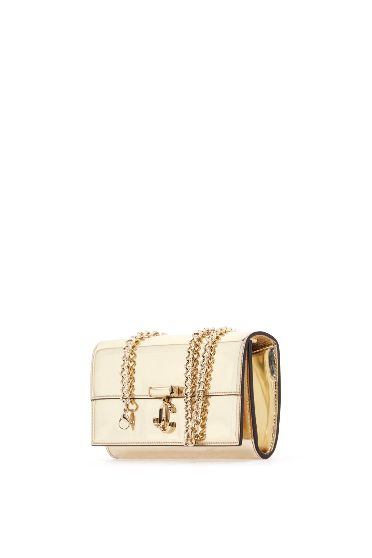 Shop Jimmy Choo Avenue Crossbody Mini Bag In Gold (gold)