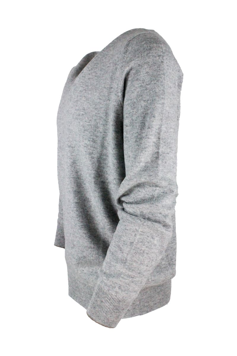 Shop Brunello Cucinelli Sweater In Grey