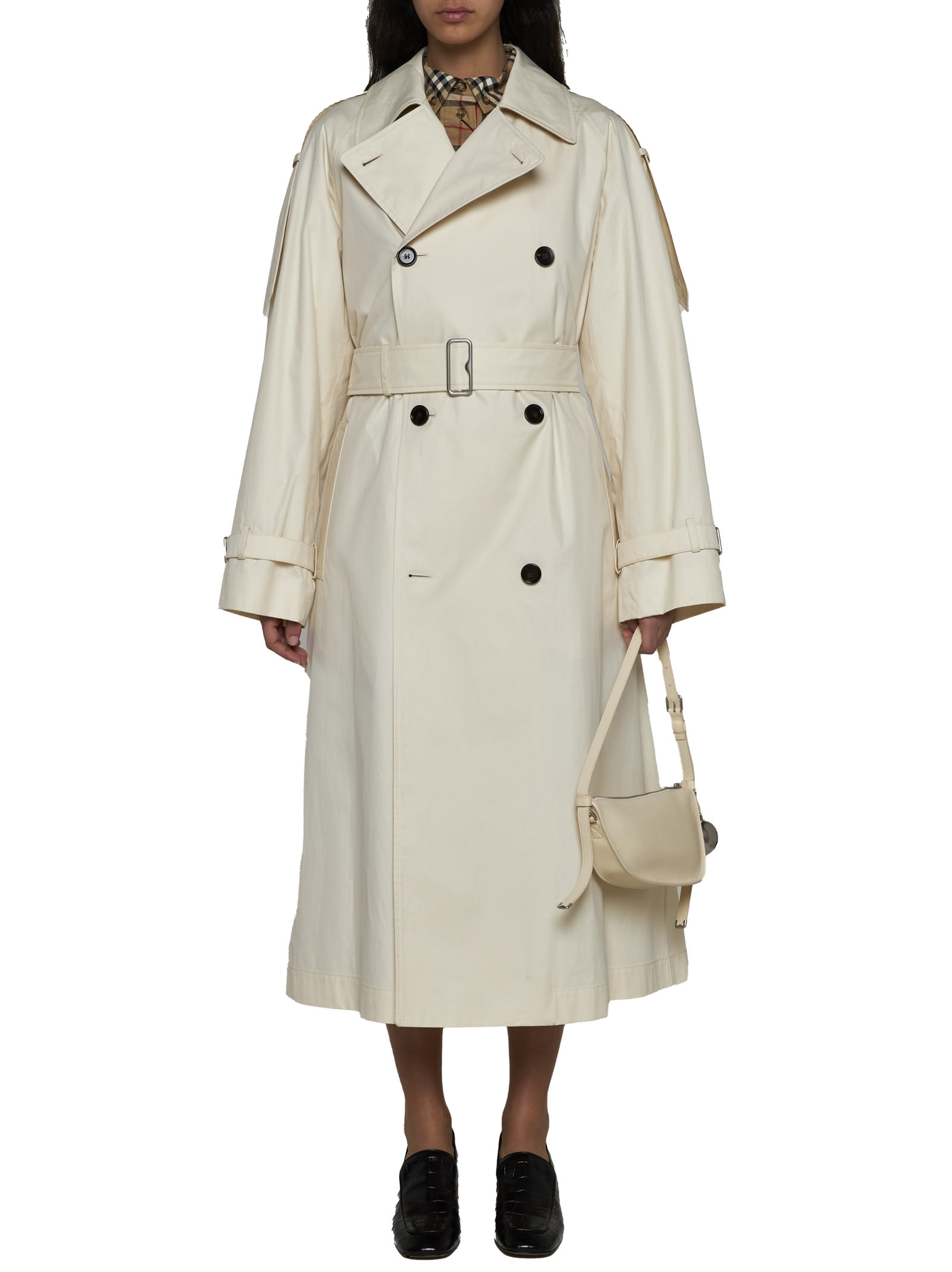 Burberry Coats In Calico