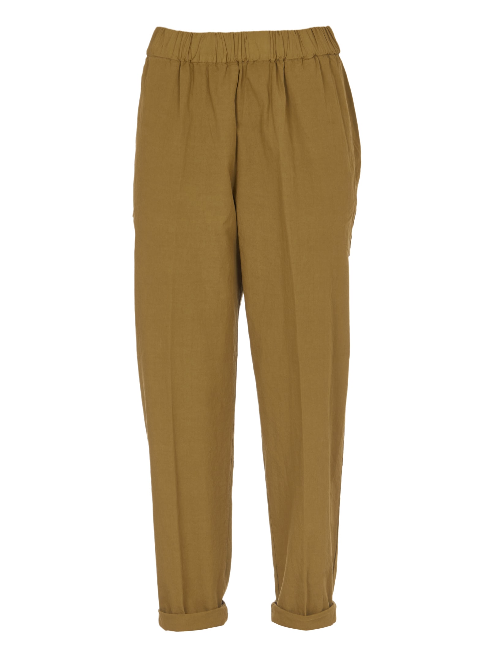 Pomandère Brown Cotton Trousers