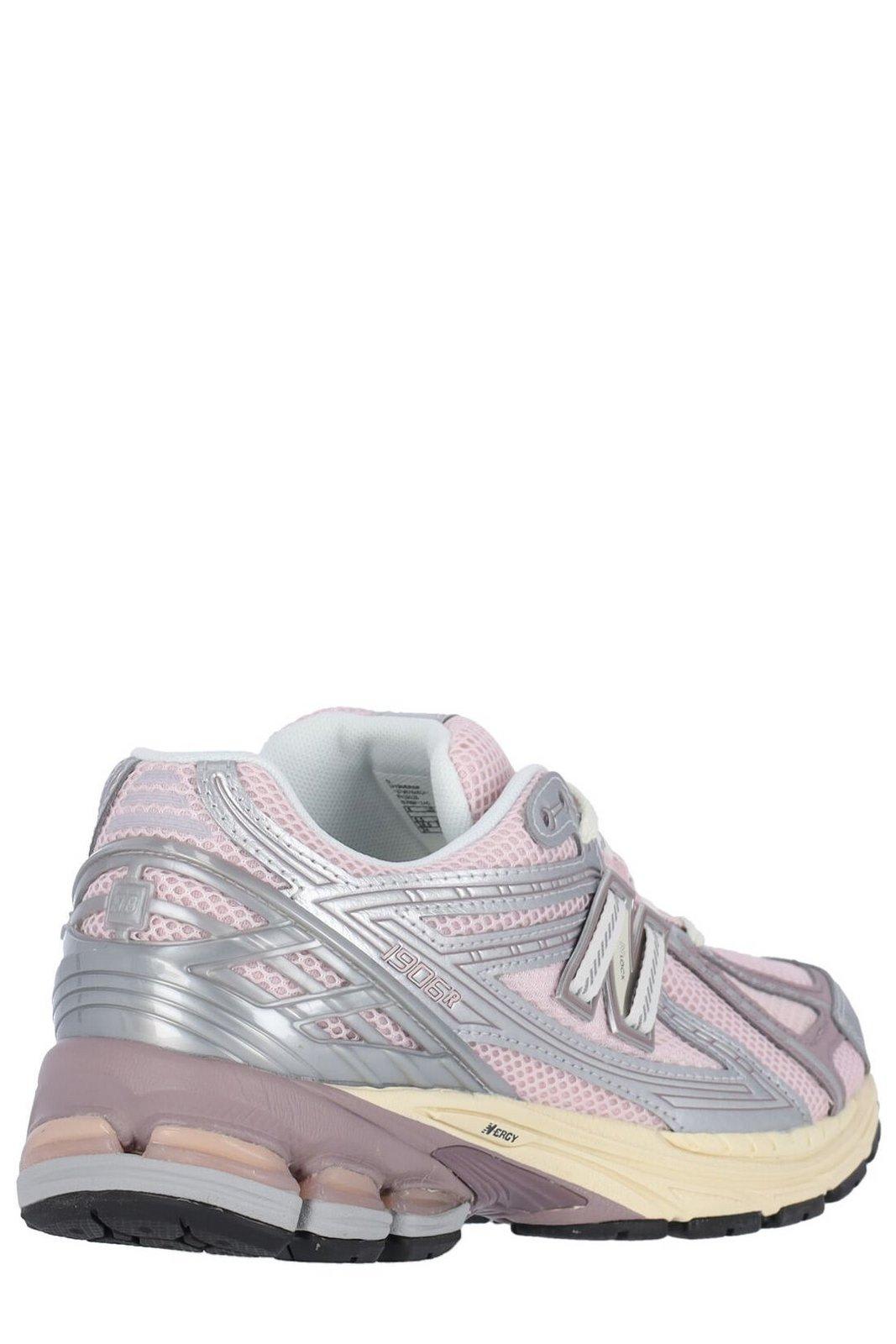 New Balance Pink Low Top Sneakers With Logo Patch On Side And Tongue And Perforated Panels In Tech Fabric Unisex In Multi