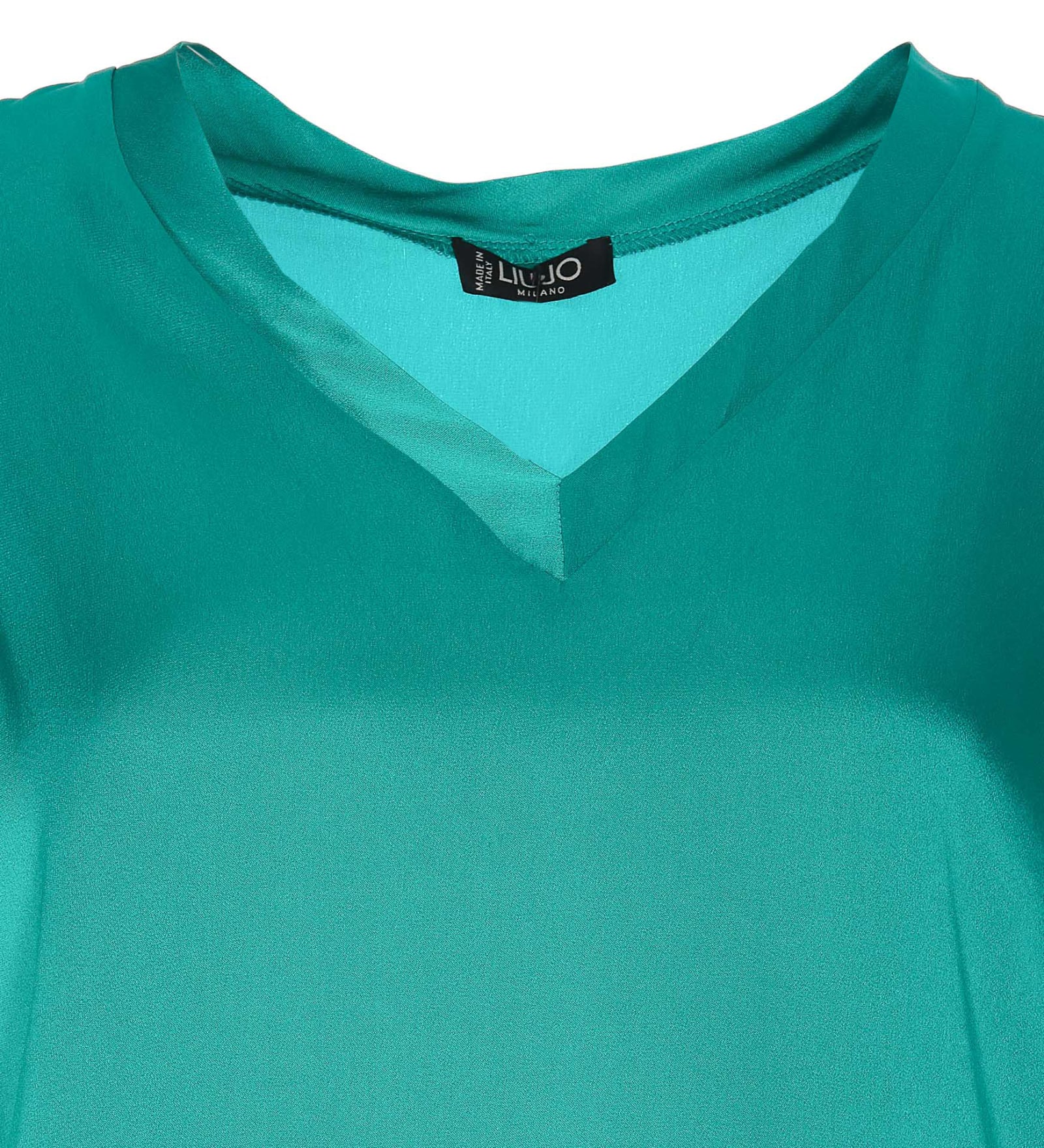 Shop Liu •jo T-shirt In Acqua Green