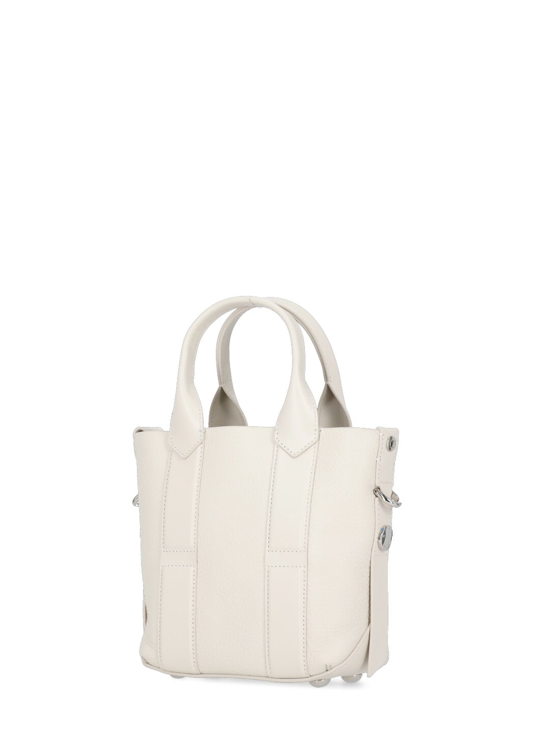 Shop Hogan Script Hand Bag In Ivory