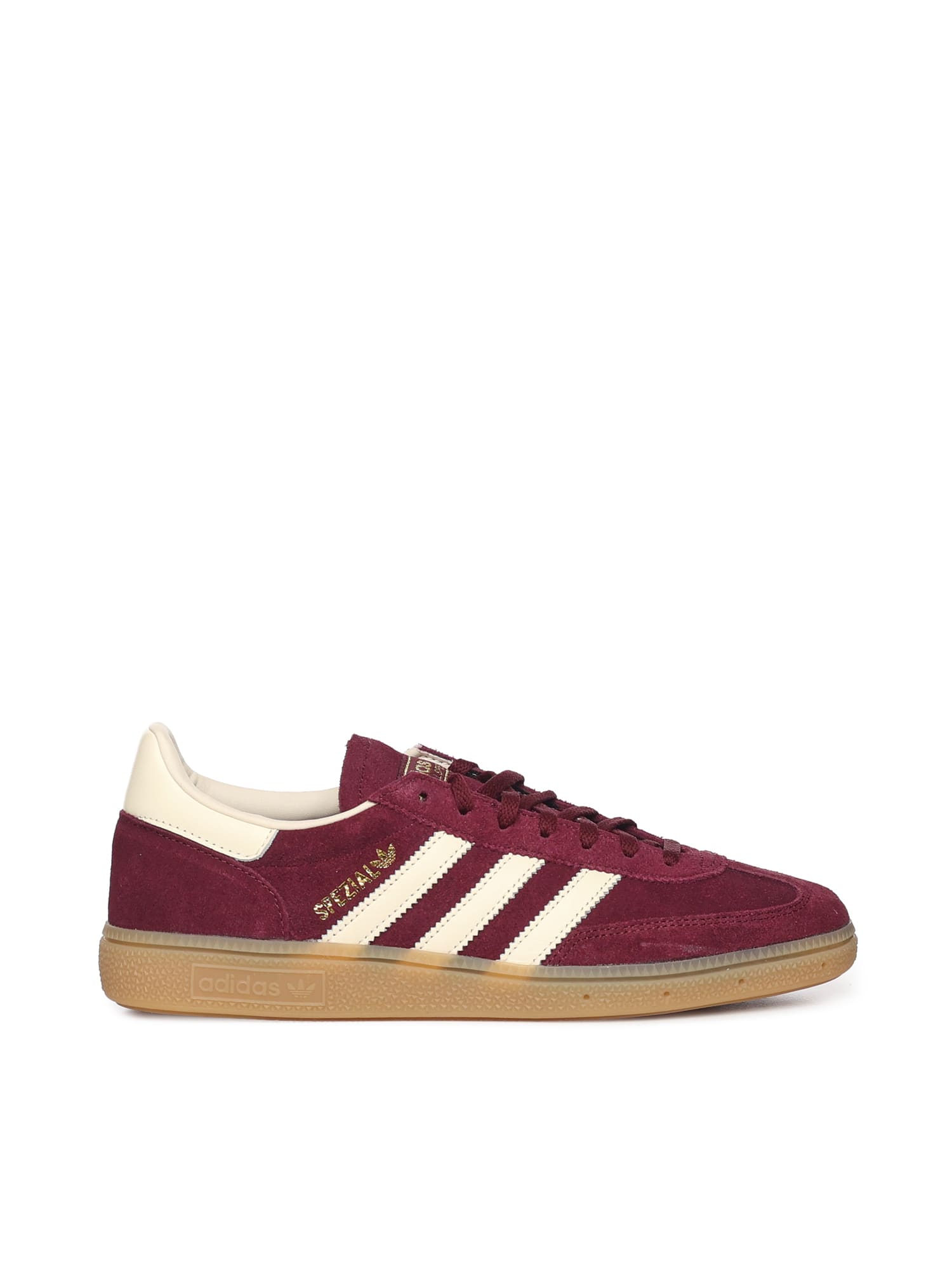 Adidas Originals Maroon Handball Spezial Womans Sneakers In Burgundy