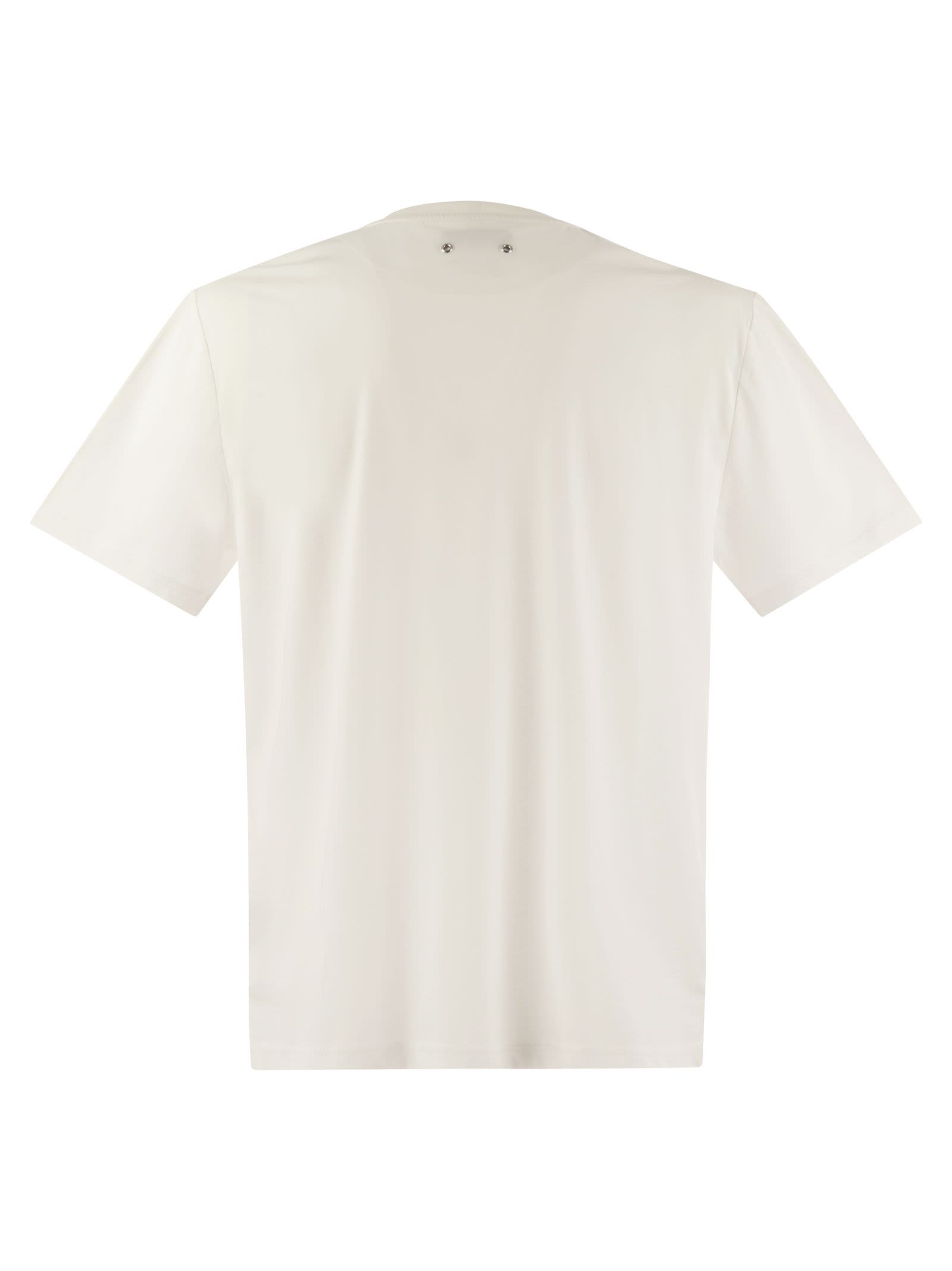 Shop Vilebrequin Cotton T-shirt With Pocket In White