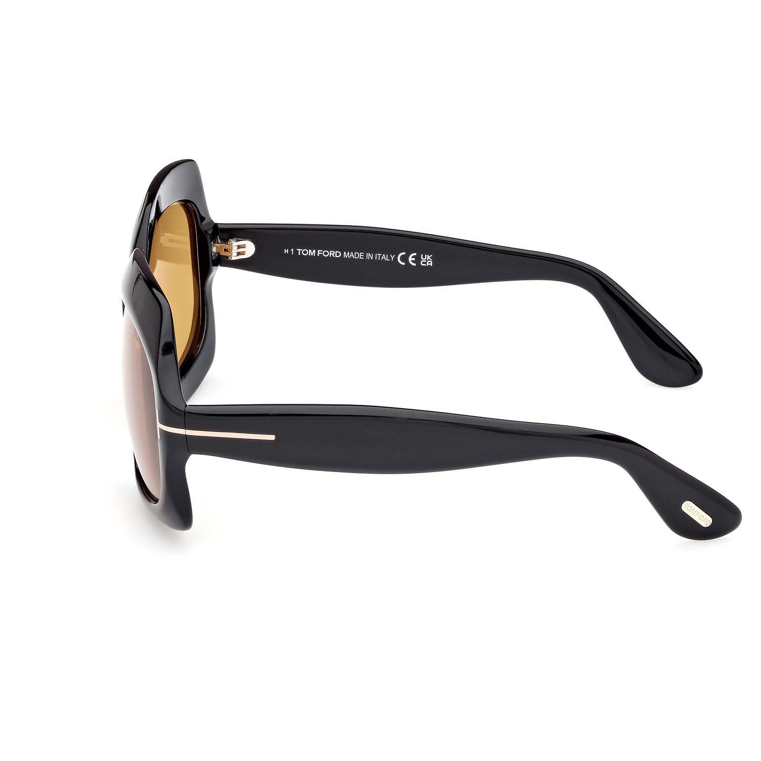 Shop Tom Ford Sunglasses In Nero/giallo