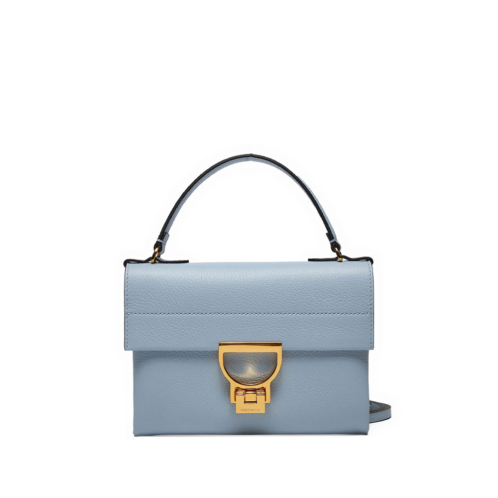 Shop Coccinelle Arlettis Mini Handbag In Mist Blue