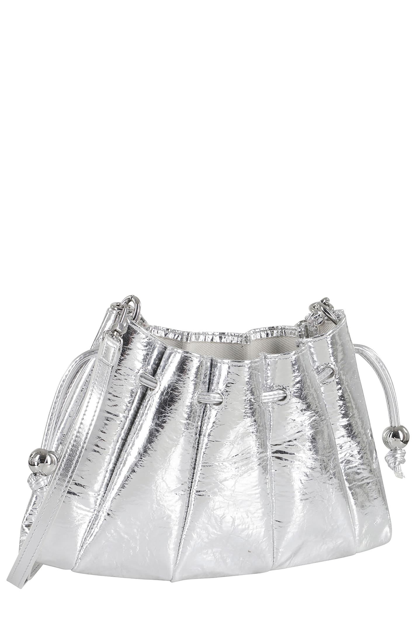Themoirè Dafne Shoulder Bag In Silver
