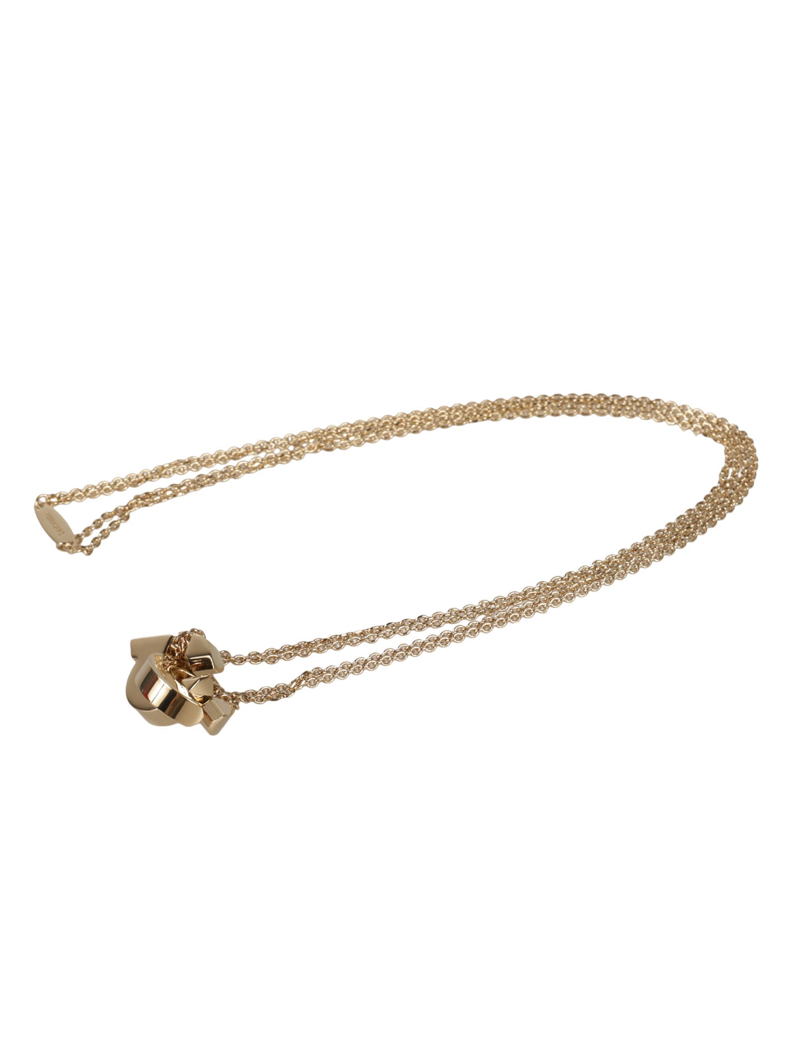 Shop Ferragamo Logo Necklace