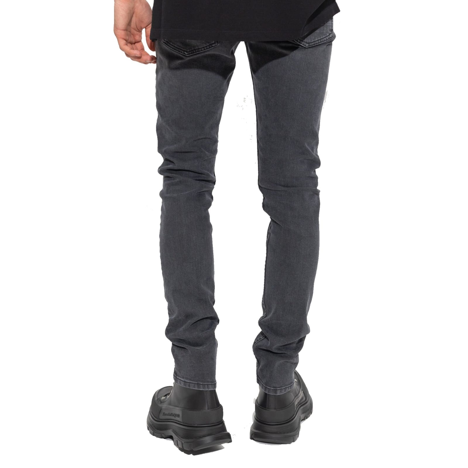 Shop Alexander Mcqueen Jeans In Black