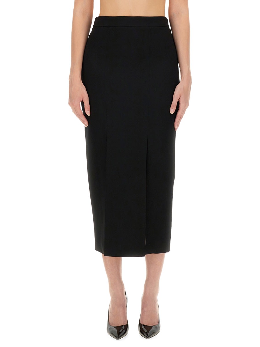 Shop Moschino Enverse Skirt In Black