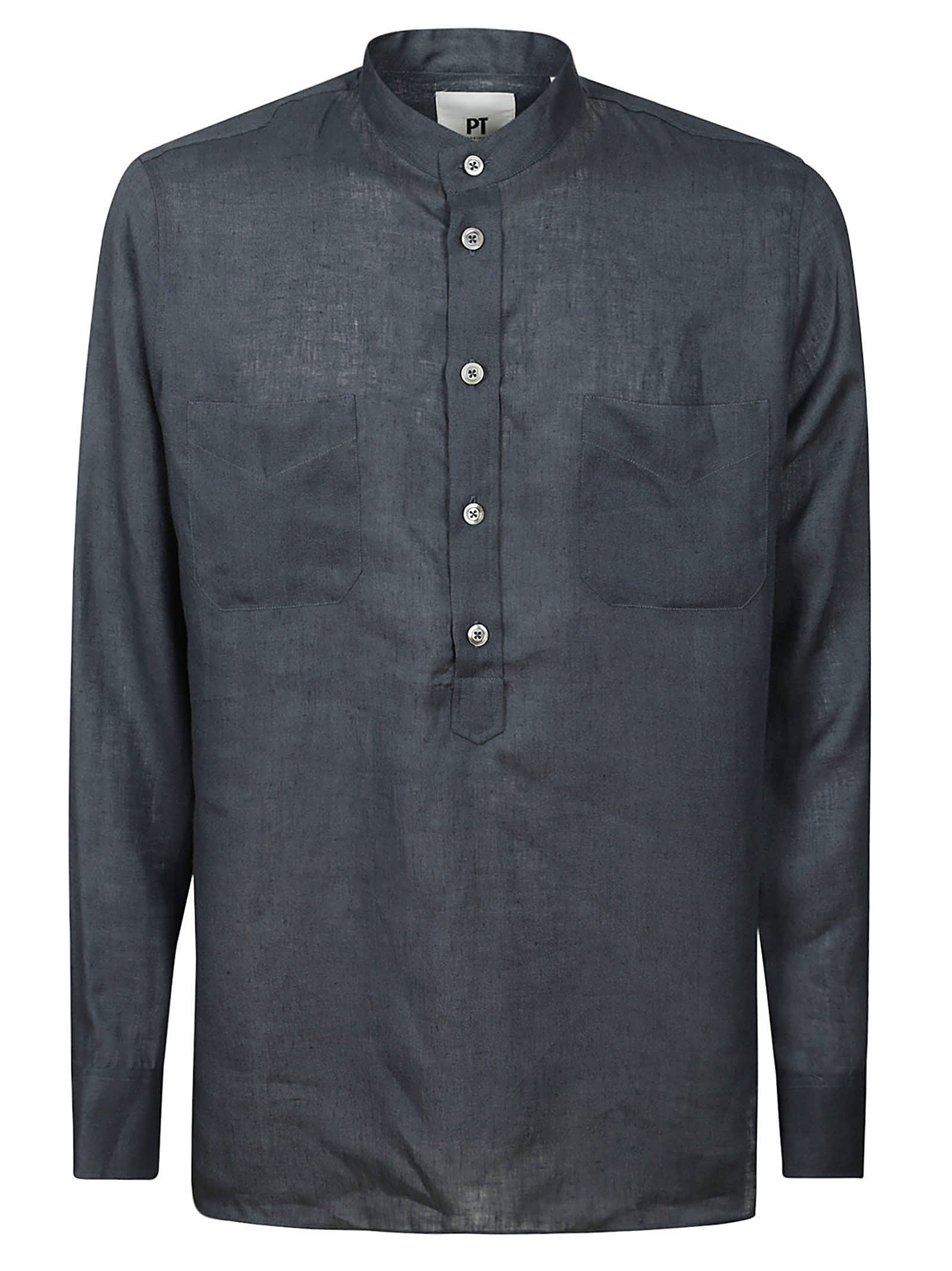 Pt01 Serafino Shirt In Grey