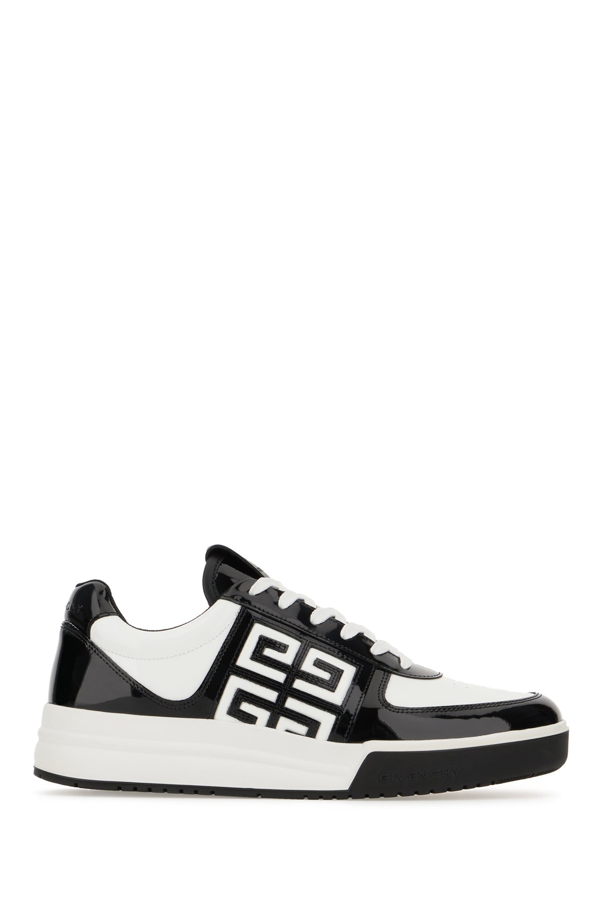 Shop Givenchy Two-tone Leather G4 Sneakers In 004