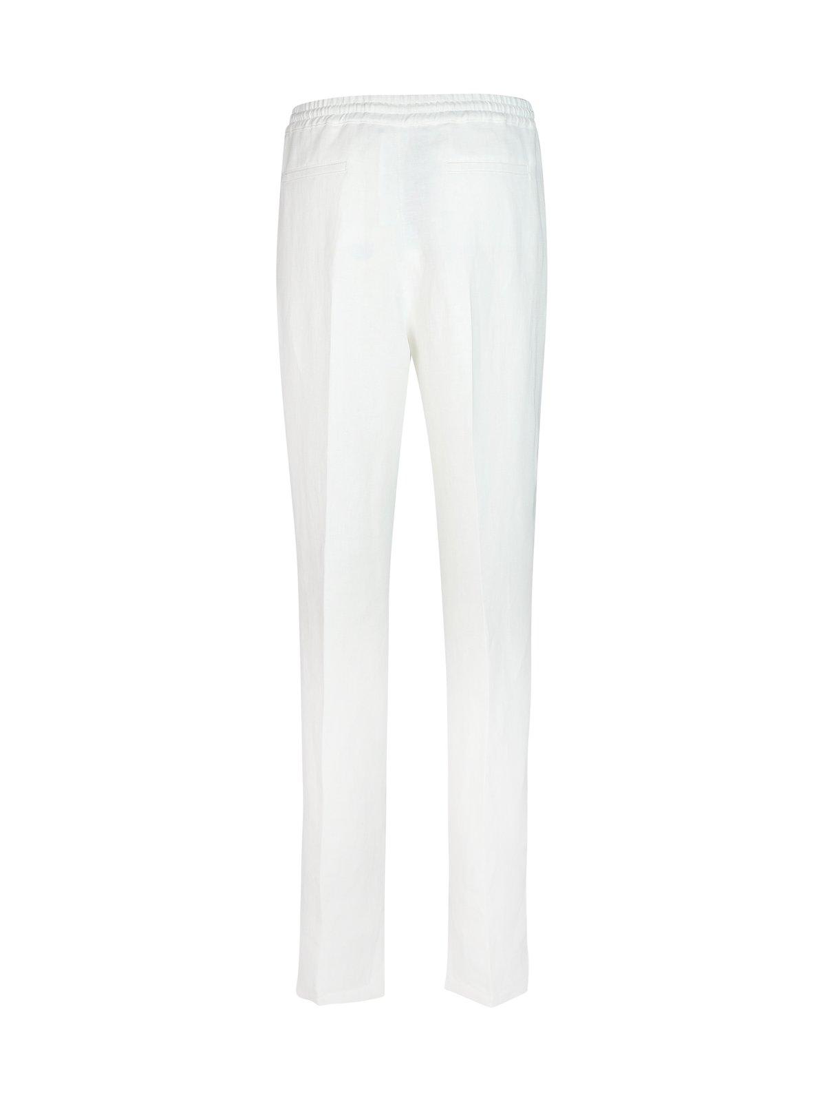Shop Sportmax Gererda Drawstring Track Pants In Bianco