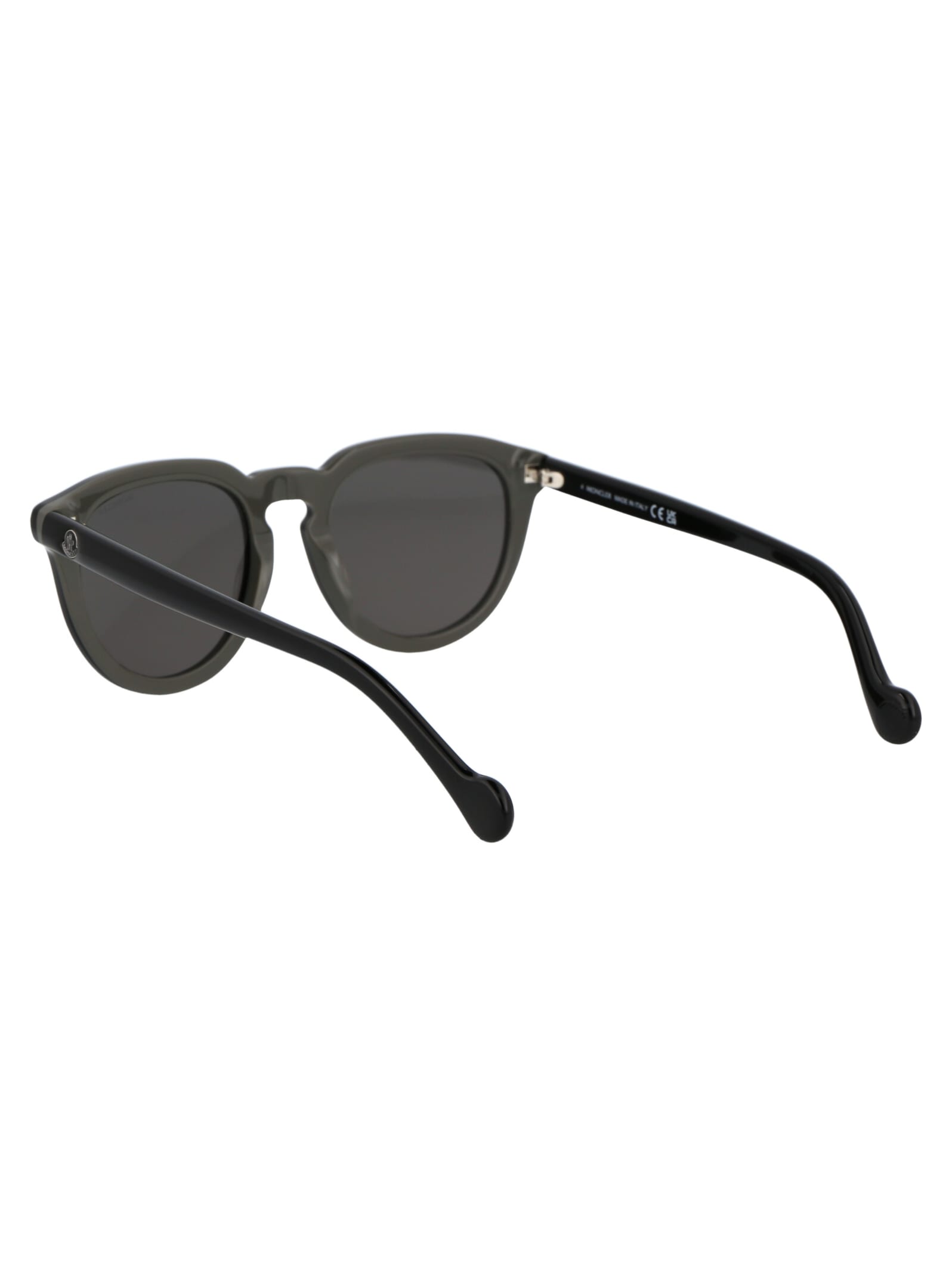 Shop Moncler Ml0229 Sunglasses In 01d Black