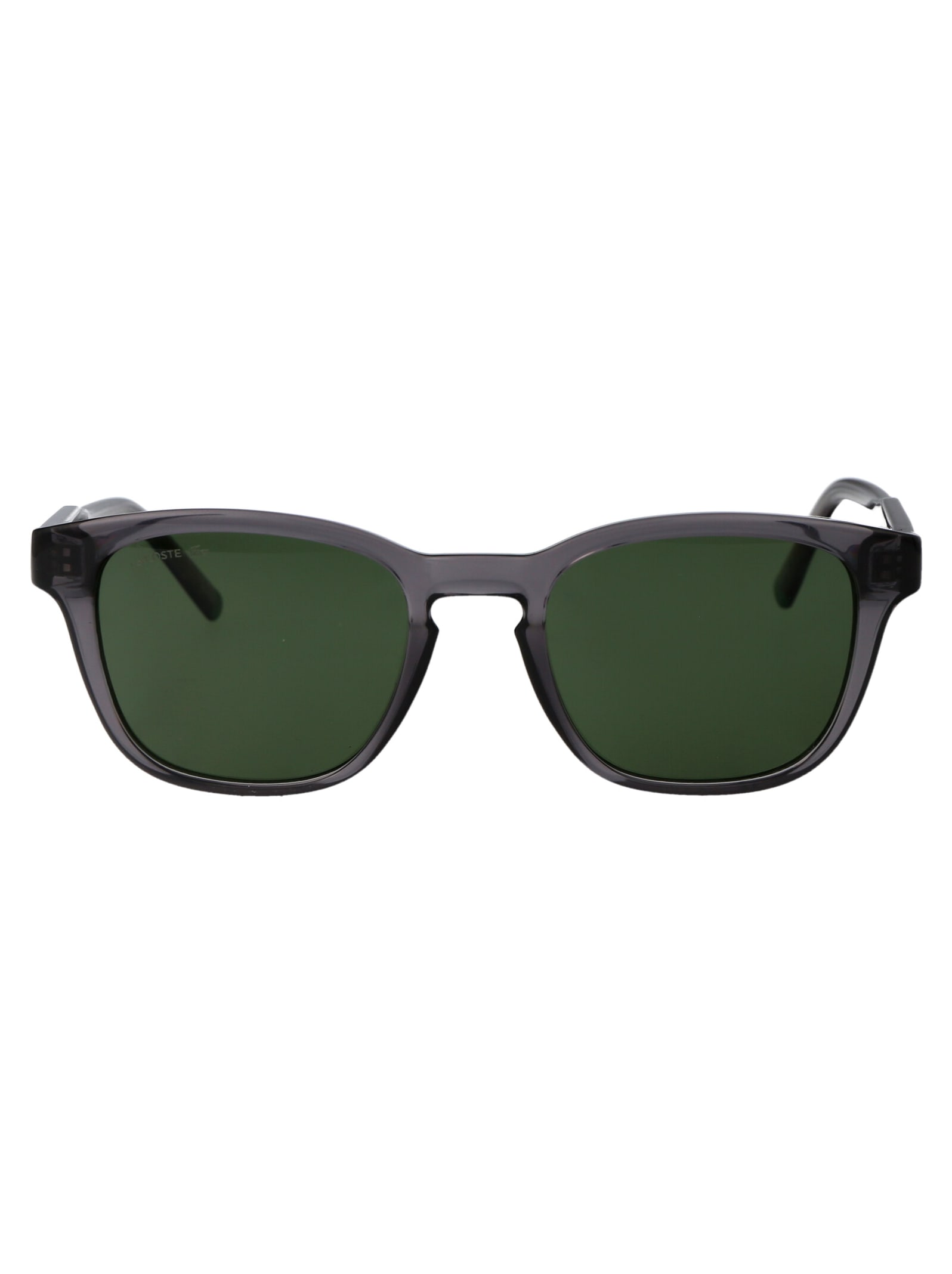 Shop Lacoste L6026s Sunglasses In 035 Transparent Grey