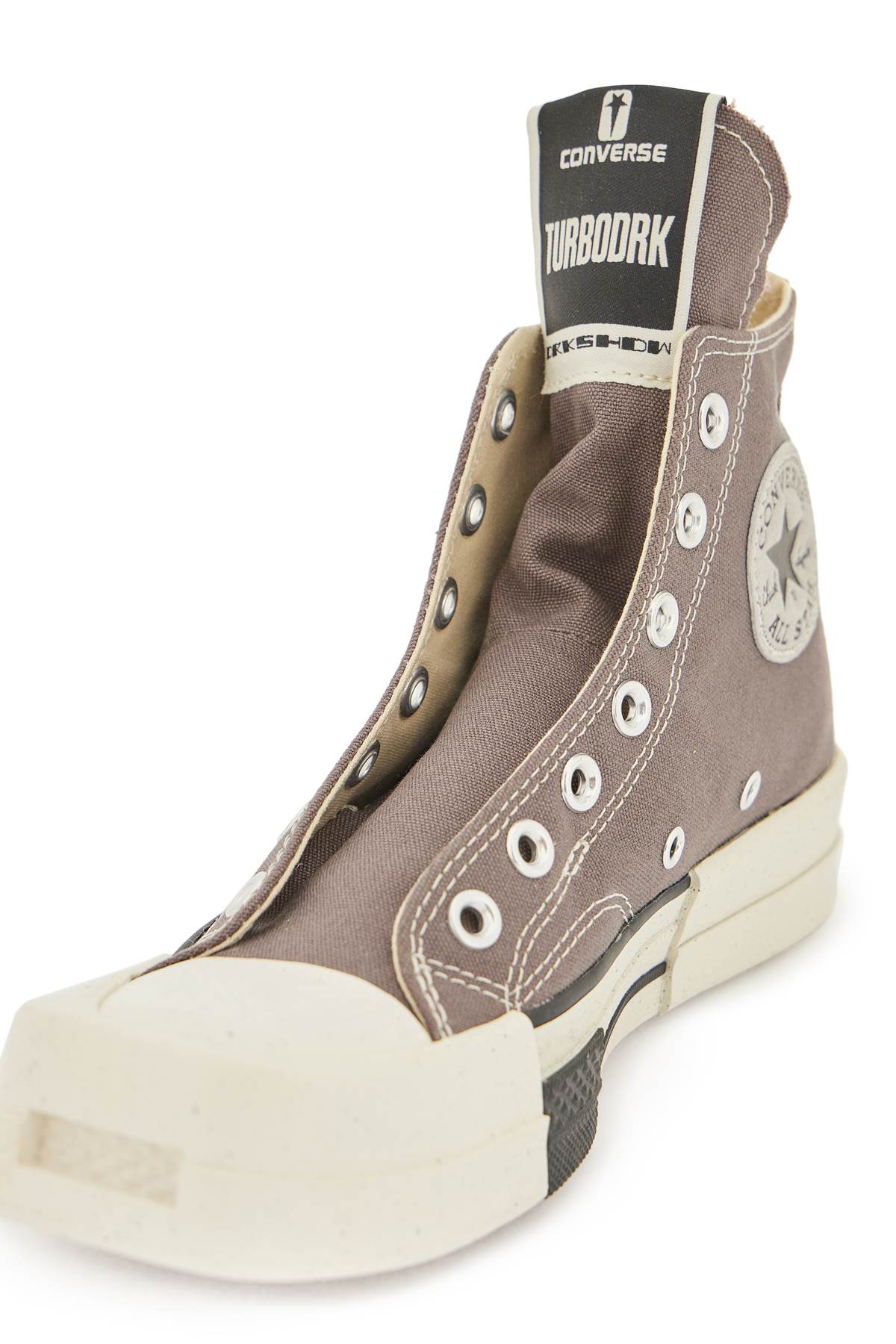 Drkshdw Turbodrk Laceless Sneakers In Dust (grey)