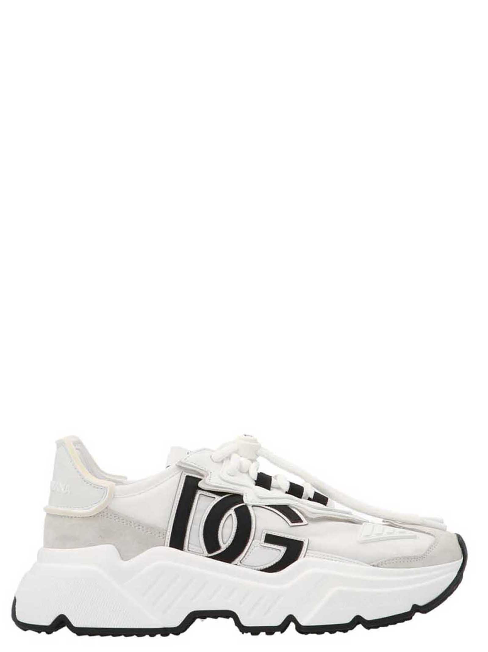 Shop Dolce & Gabbana Daymaster Sneakers In White