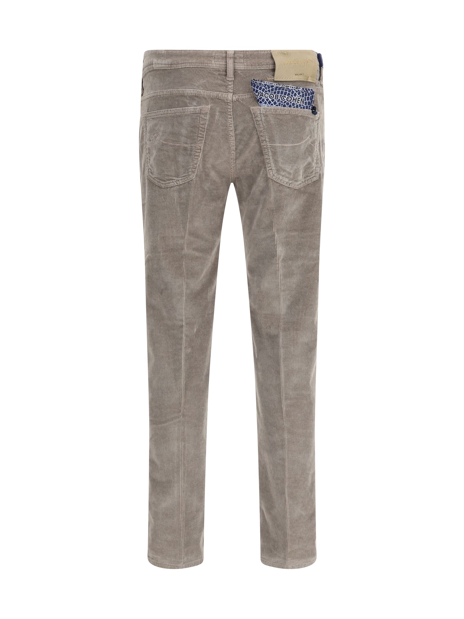 Jacob Cohen Five-pocket Corduroy Trousers In Multi
