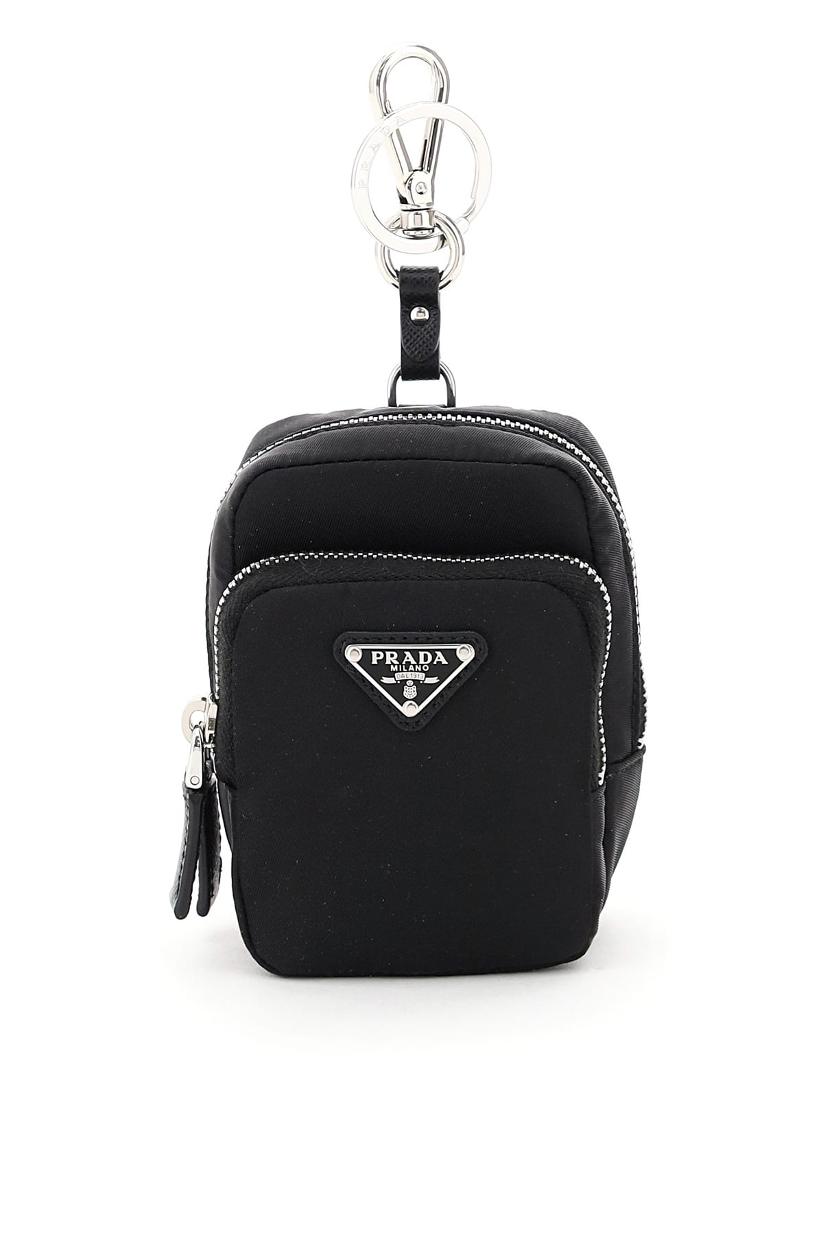 prada keychain pouch
