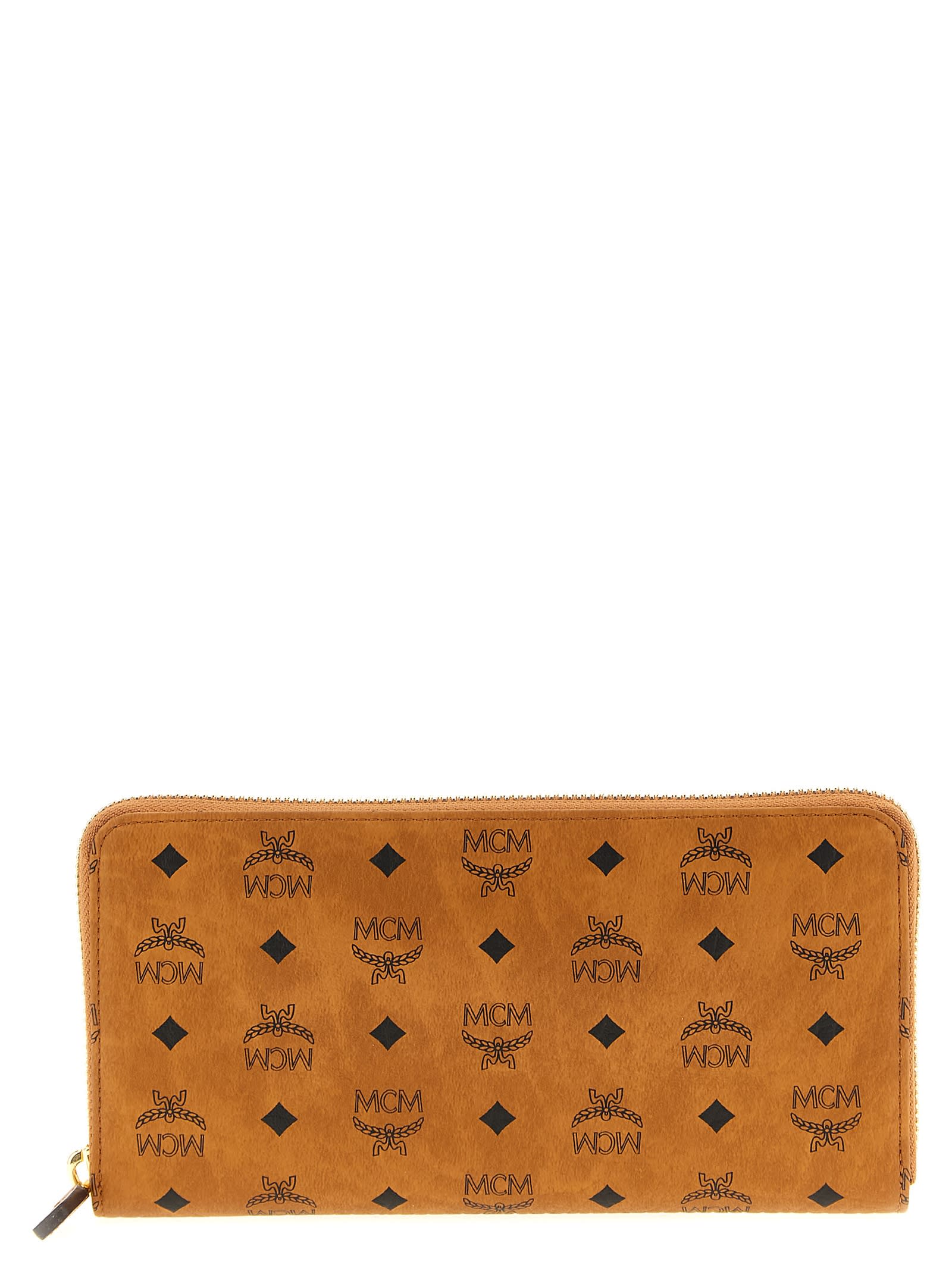 Mcm Aren Wallet In Brown