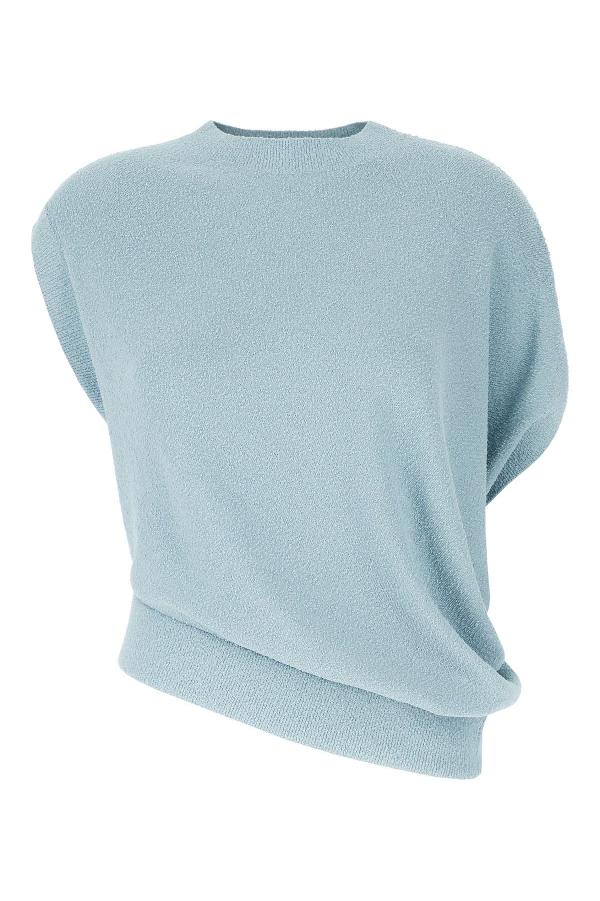 Fendi Powder Blue Viscose Blend Top