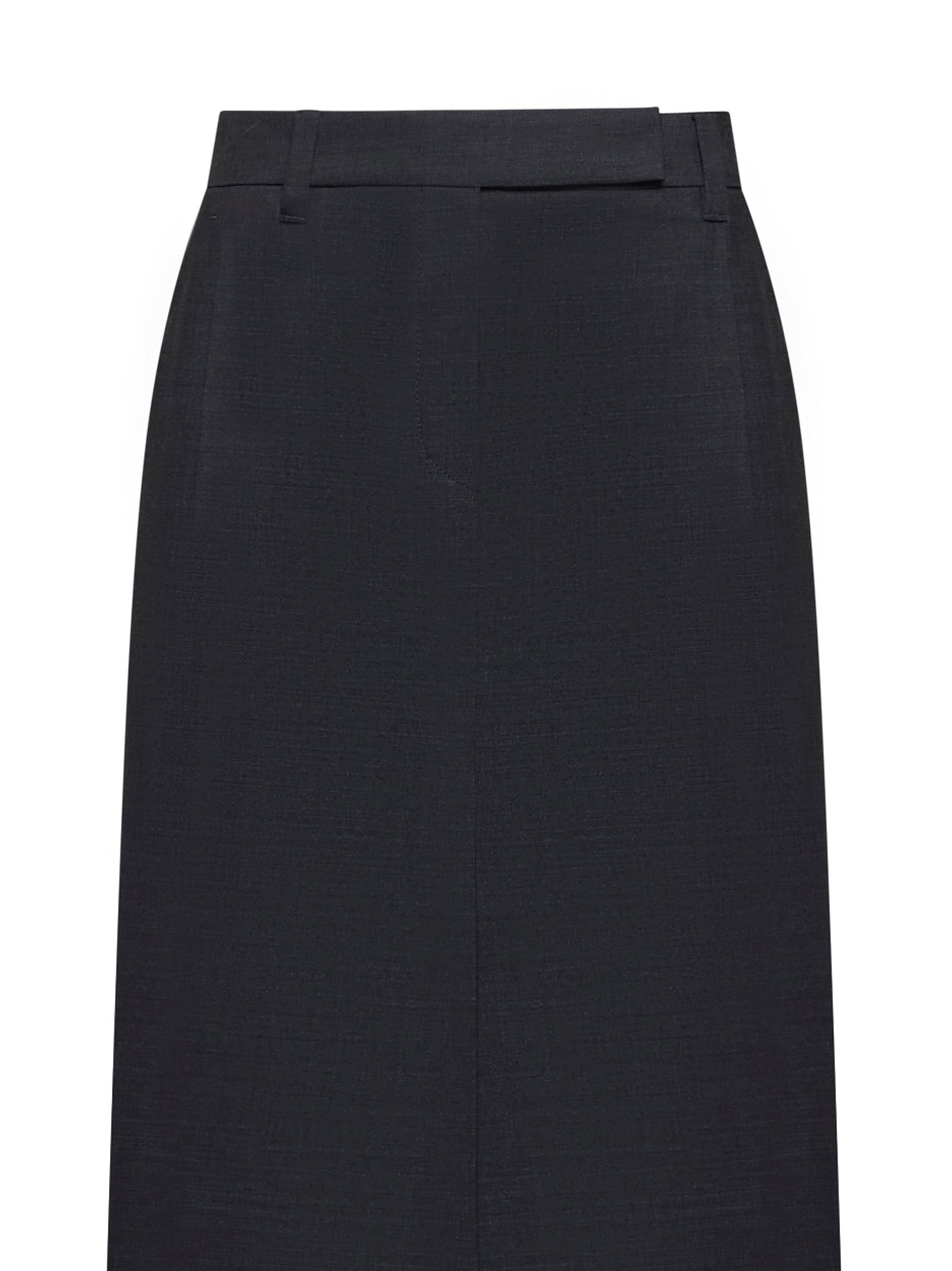 Shop Brunello Cucinelli Skirt In Grey