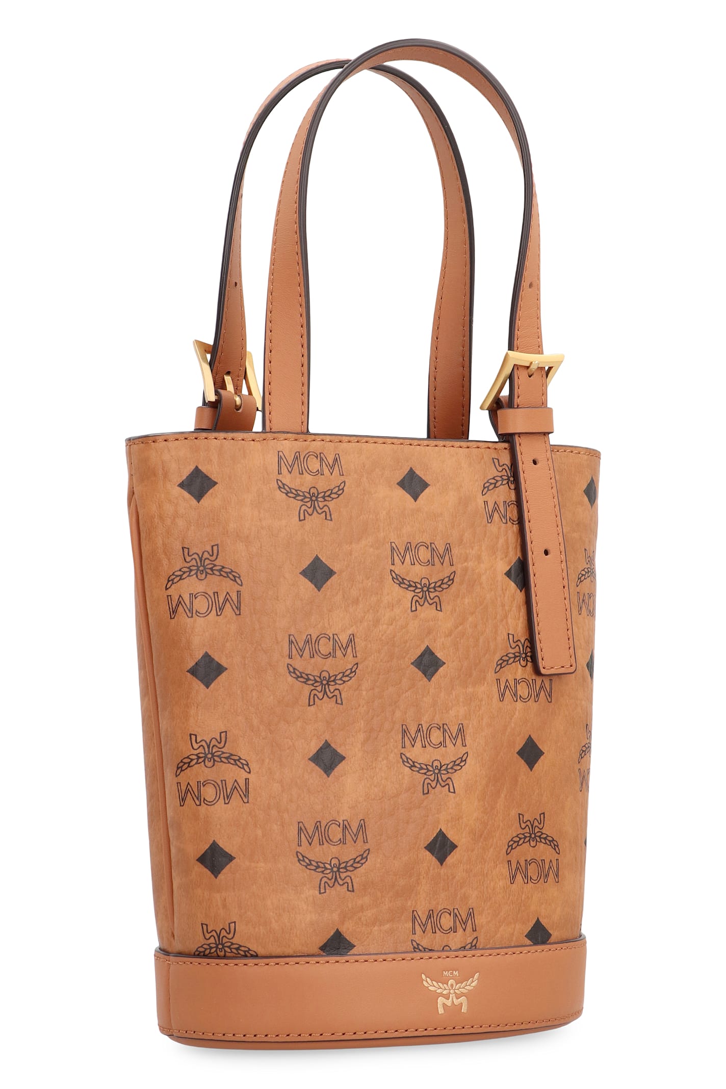 Mcm Aren Bucket Bag In Brown