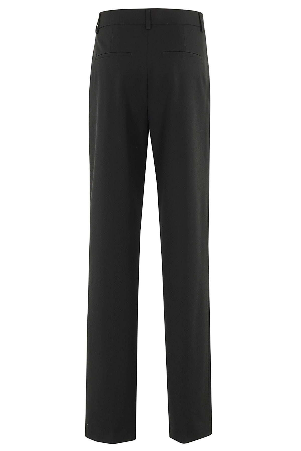 Seventy Cotton Straight-leg Trousers In Nero