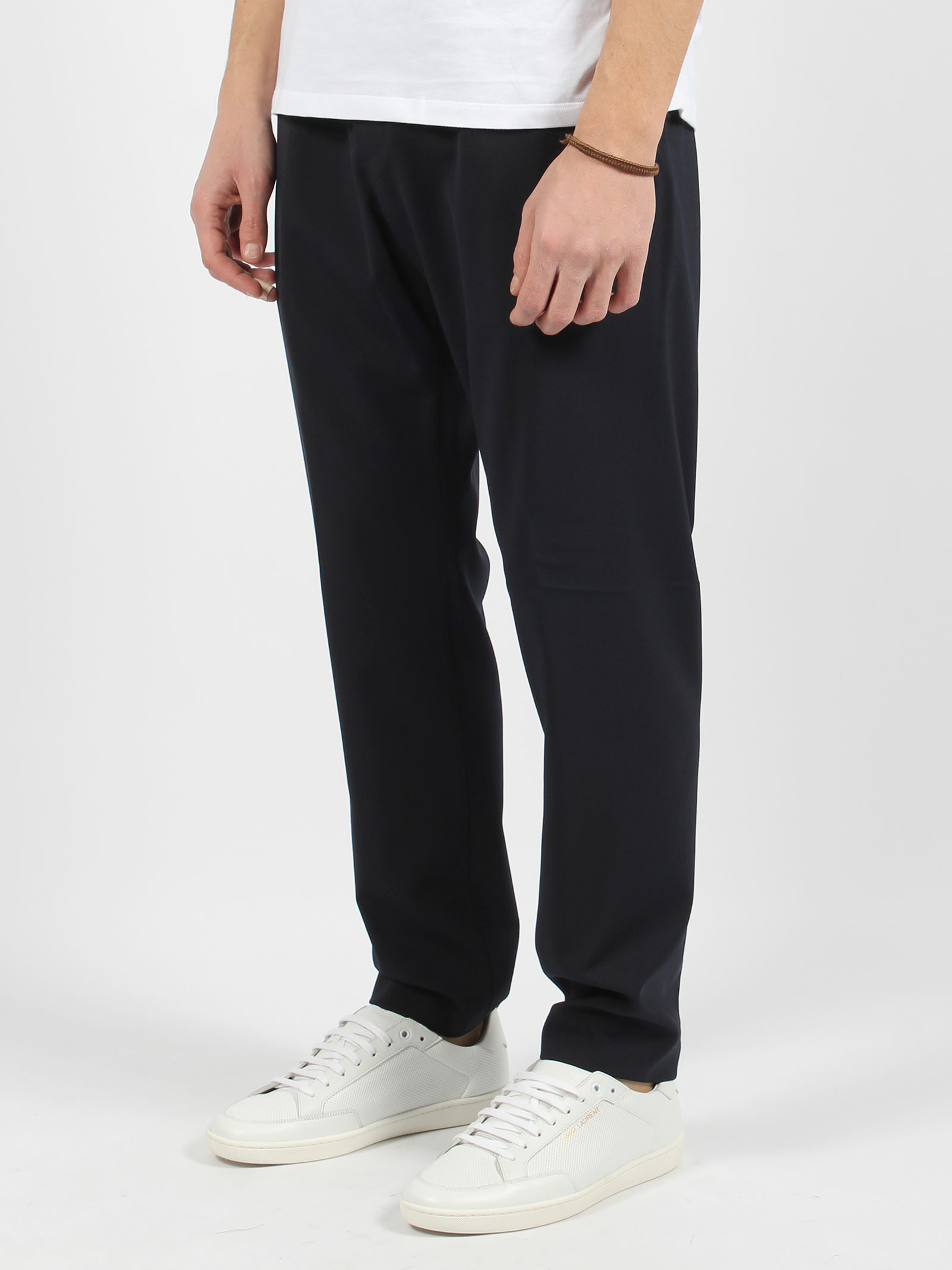 Shop Nine In The Morning Mirko Carrot Relax Pant In Blue