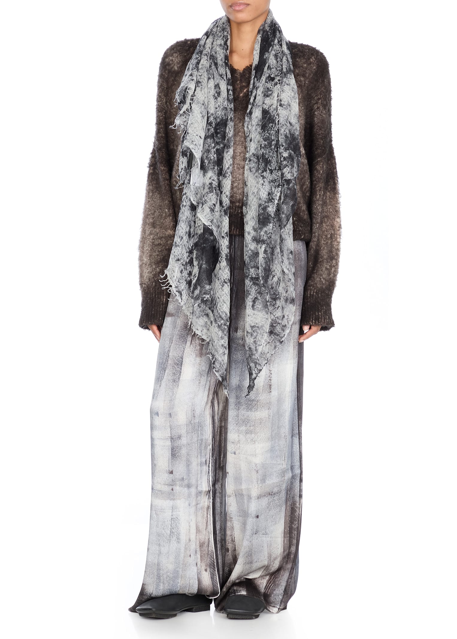 Avant Toi Cashmere Scarf In Multi