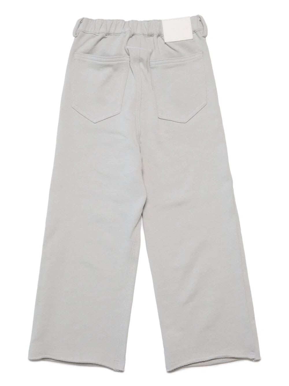 Shop Mm6 Maison Margiela Pants In Sage Grey