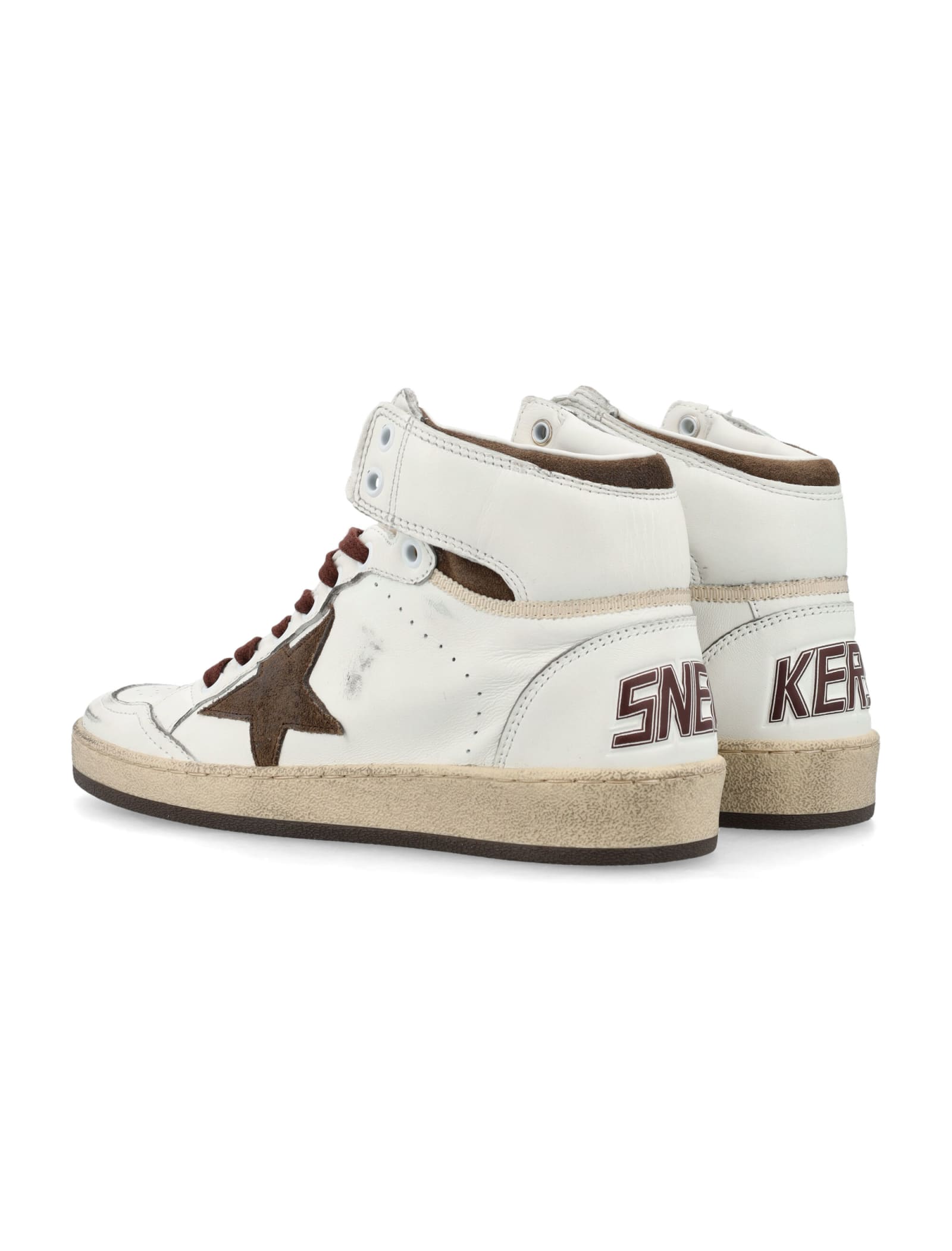 Golden Goose Sky Star Nappa Upper And Spur Nylon Tongue Suede Star In Multi