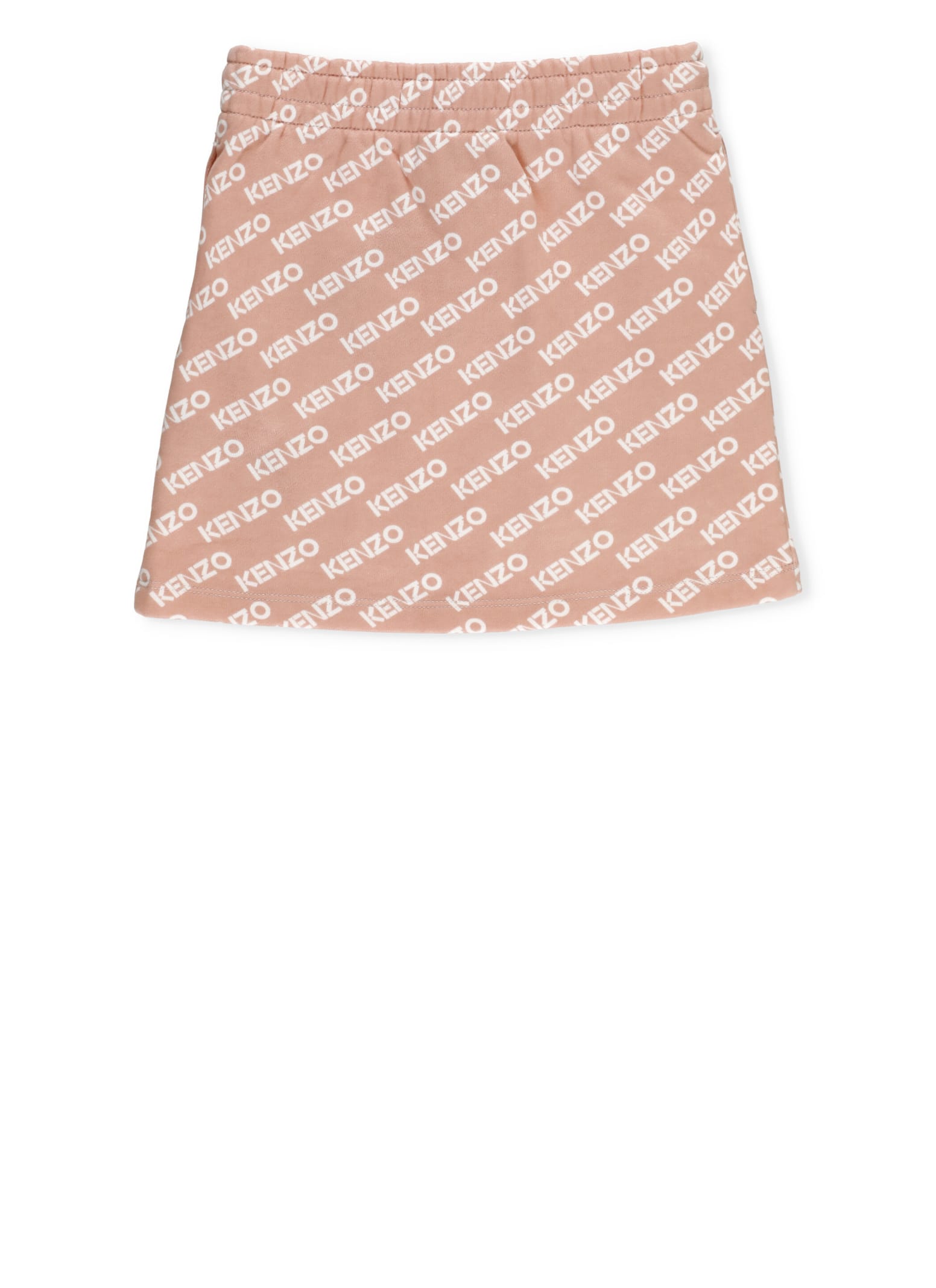 Shop Kenzo Skirt With Logo In Pink