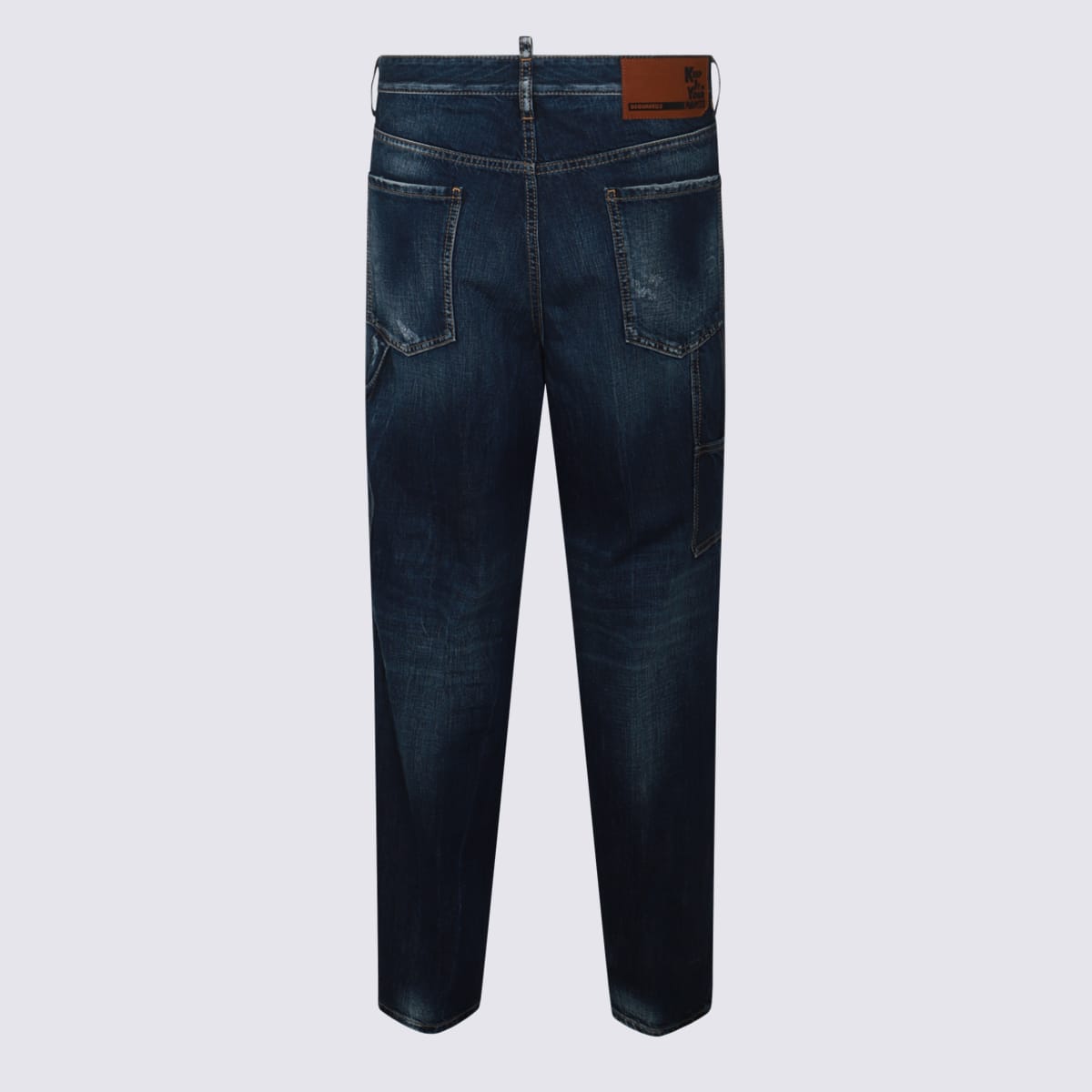Dsquared2 Blue Cotton Denim Jeans